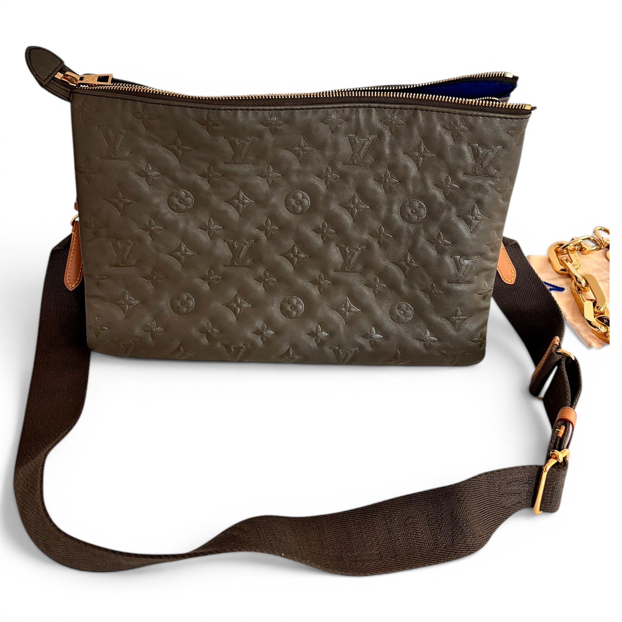 Coussin leather handbag