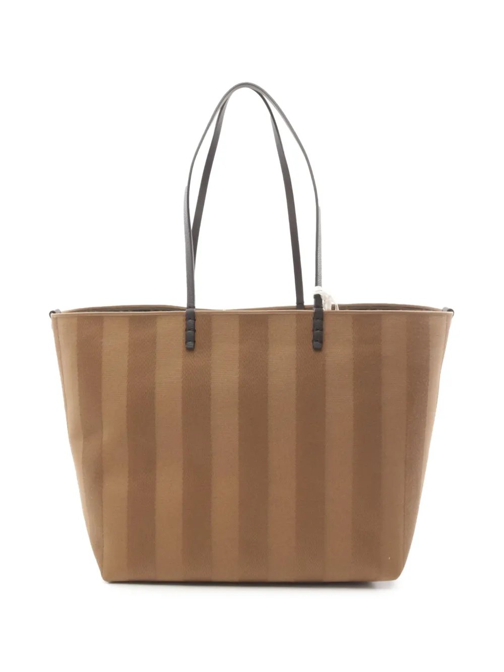 2010-2026 Large Zucca Canvas Pequin Striped Reversible Roll tote bag