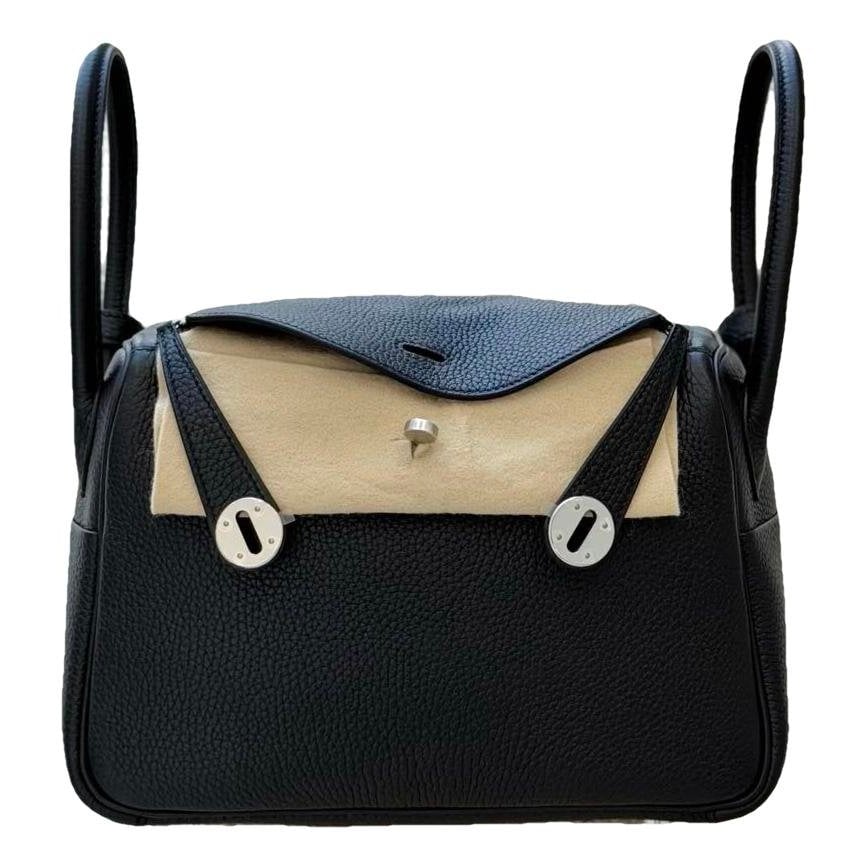 Hermes Lindy Handbag Black