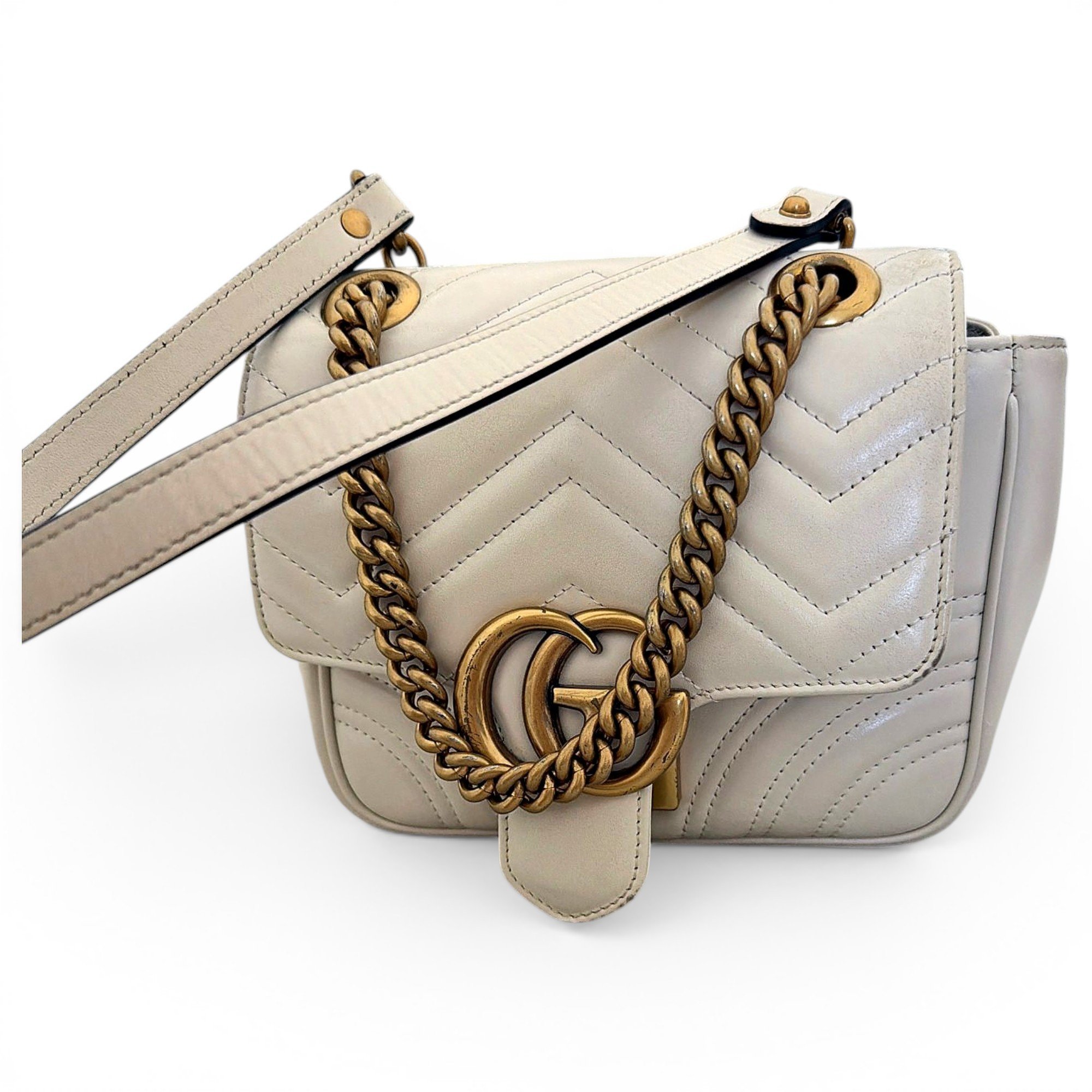 Marmont leather clutch bag