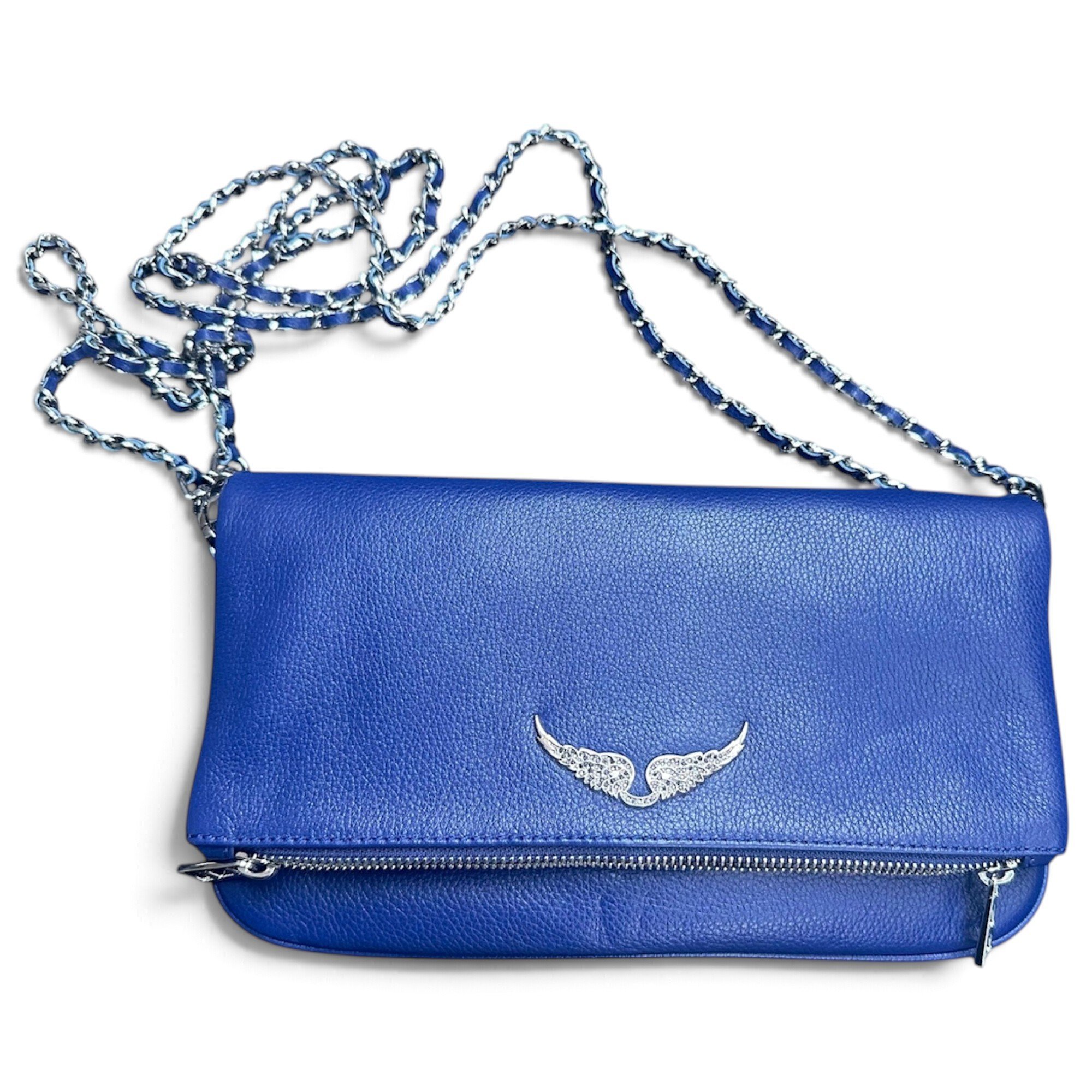 Rock leather crossbody bag