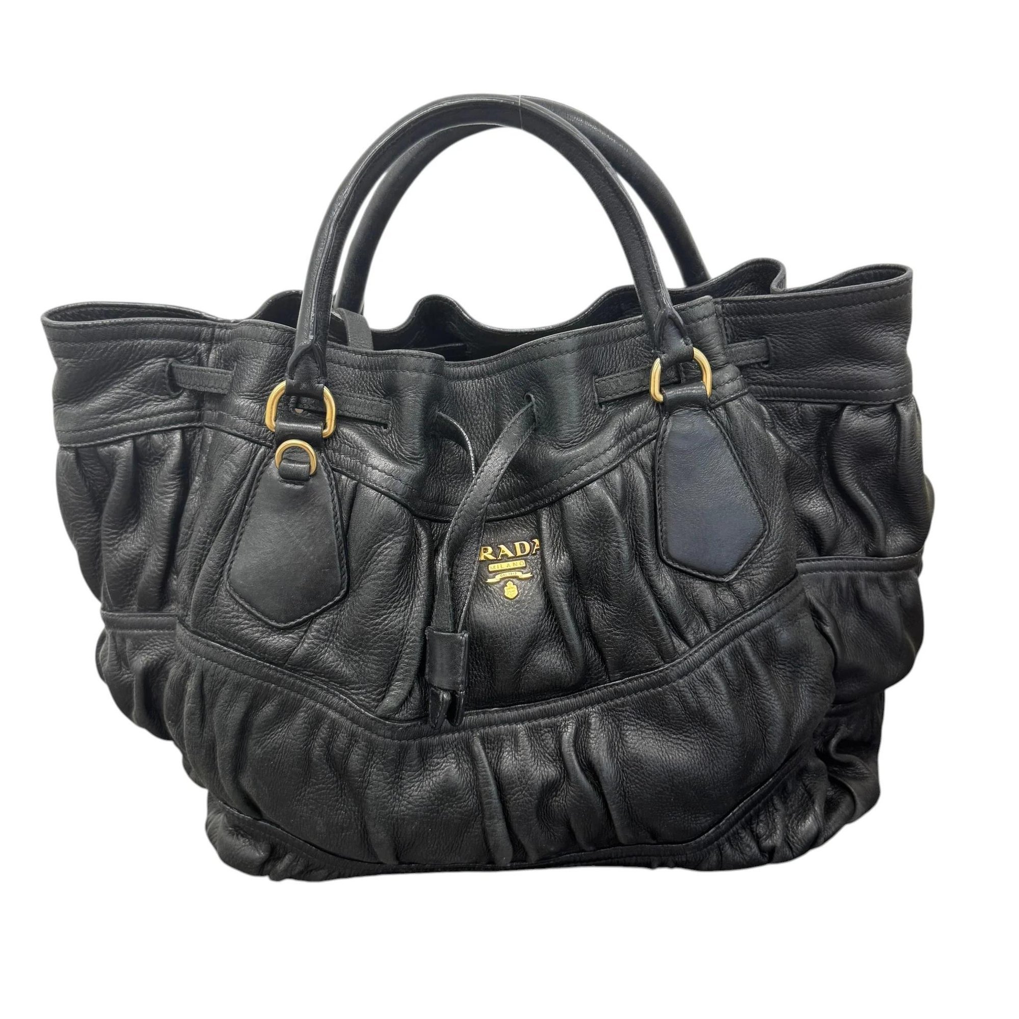 Leather handbag