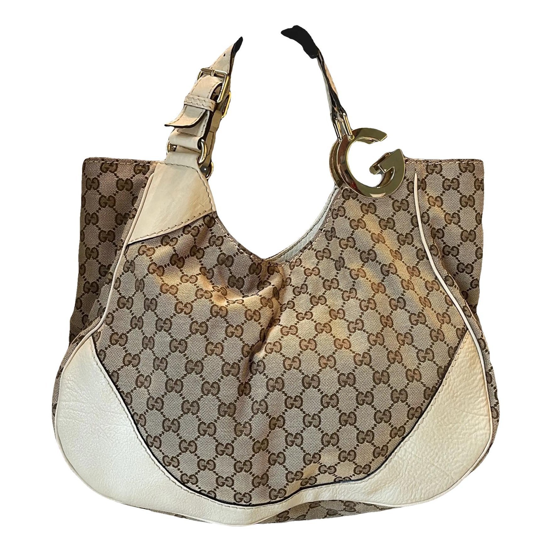 Attache leather handbag