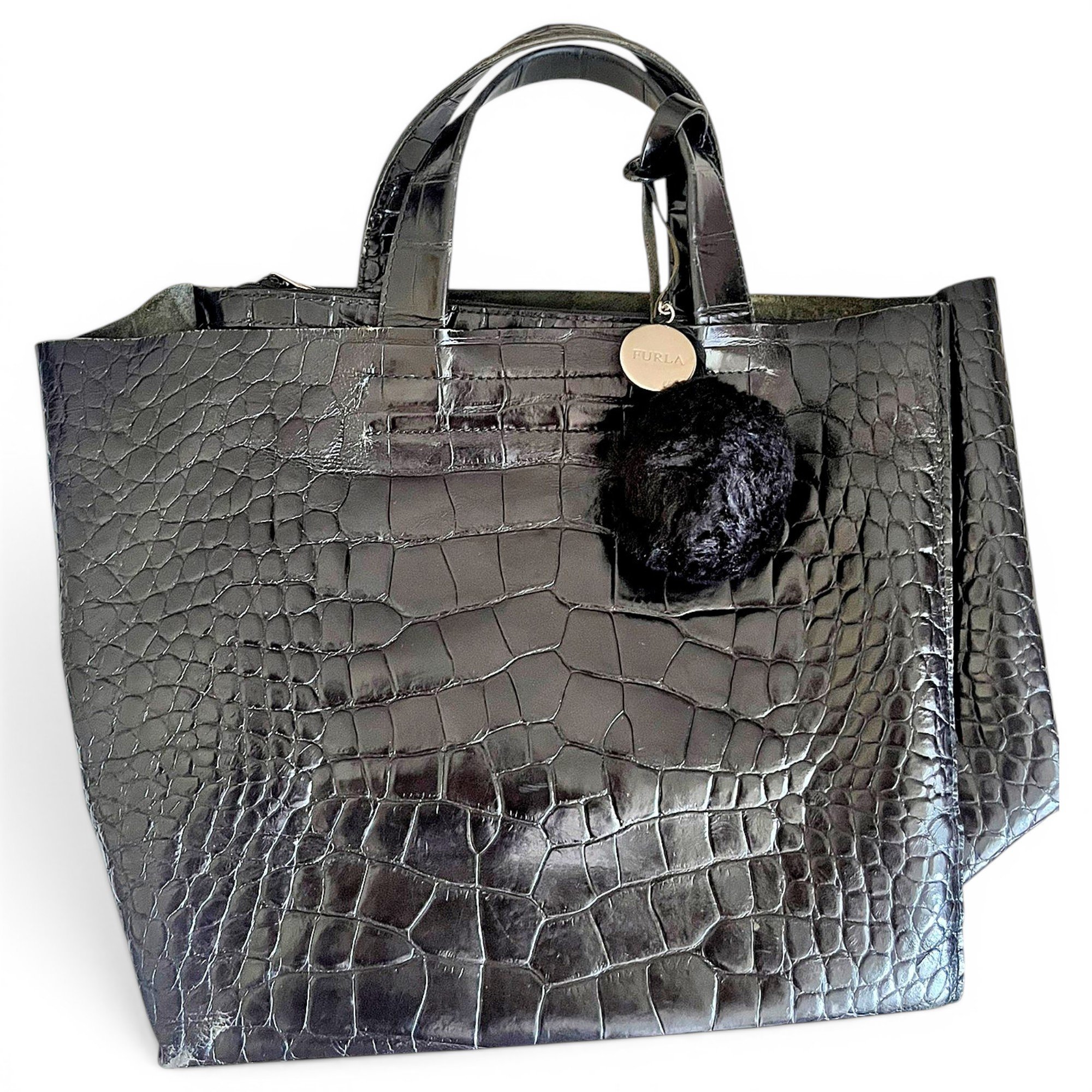 Leather handbag