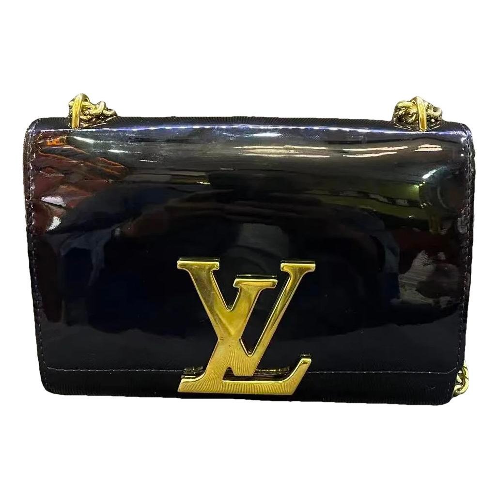 Louise patent leather crossbody bag