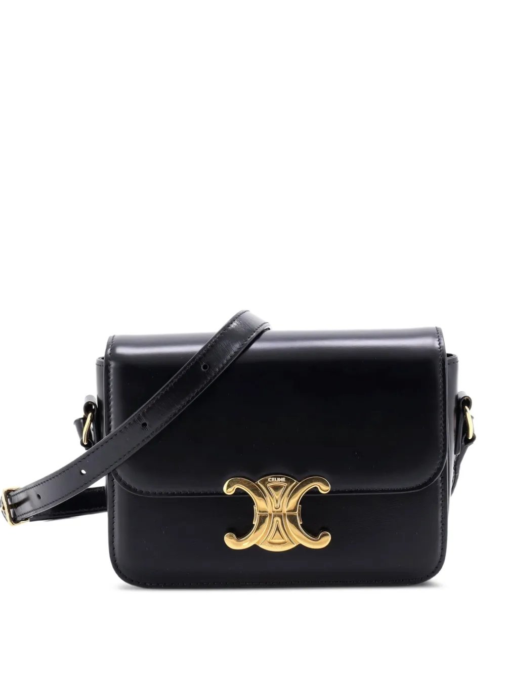 Celine Triomphe Shoulder Bag Smooth Calfskin Teen crossbody bag