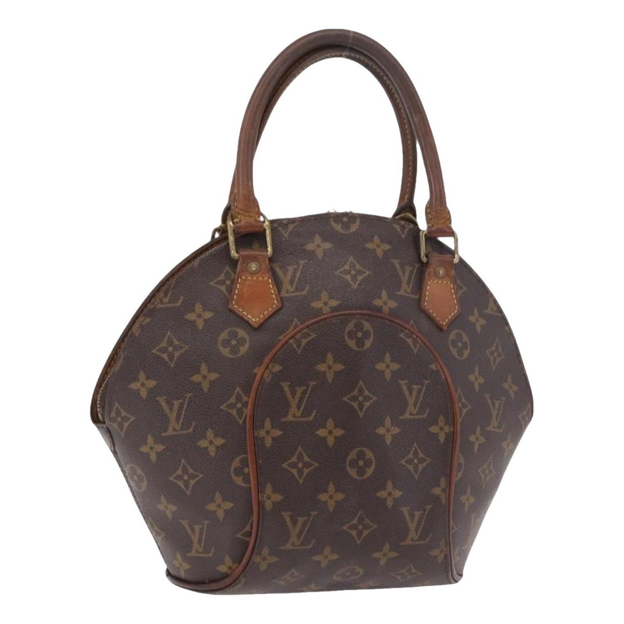 Ellipse leather handbag