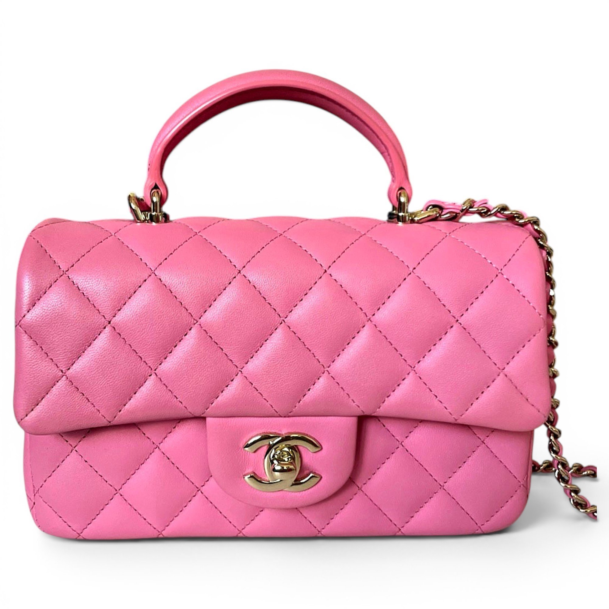 Timeless Classique Top Handle leather handbag