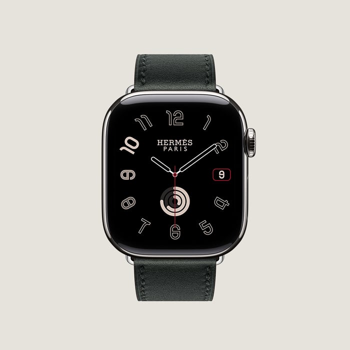 Noir Band Apple Watch Hermès Single Tour 41 MM