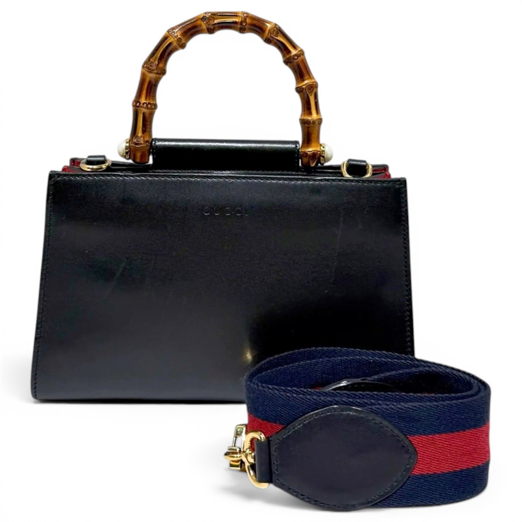 Bamboo Shopper leather tote