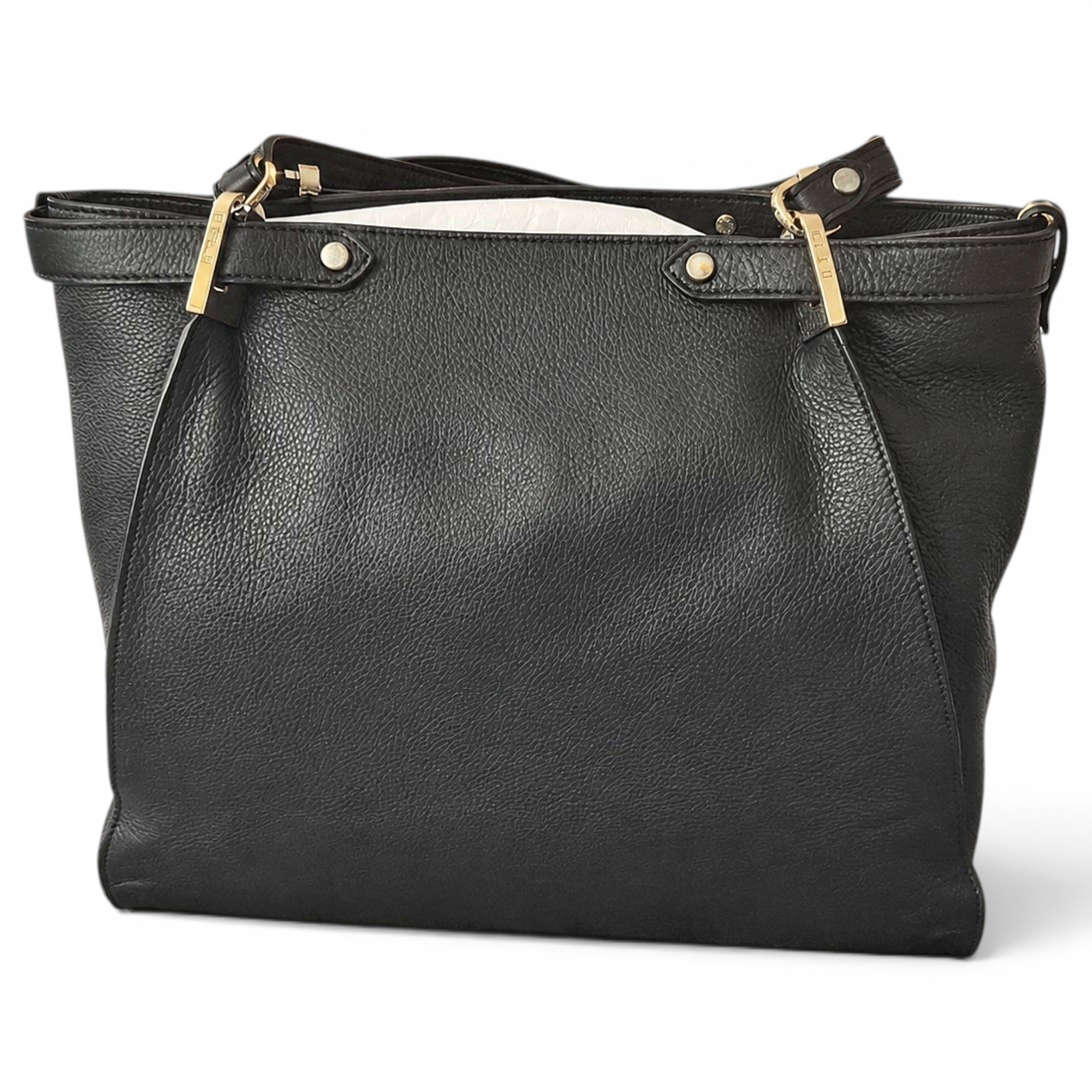 Leather tote
