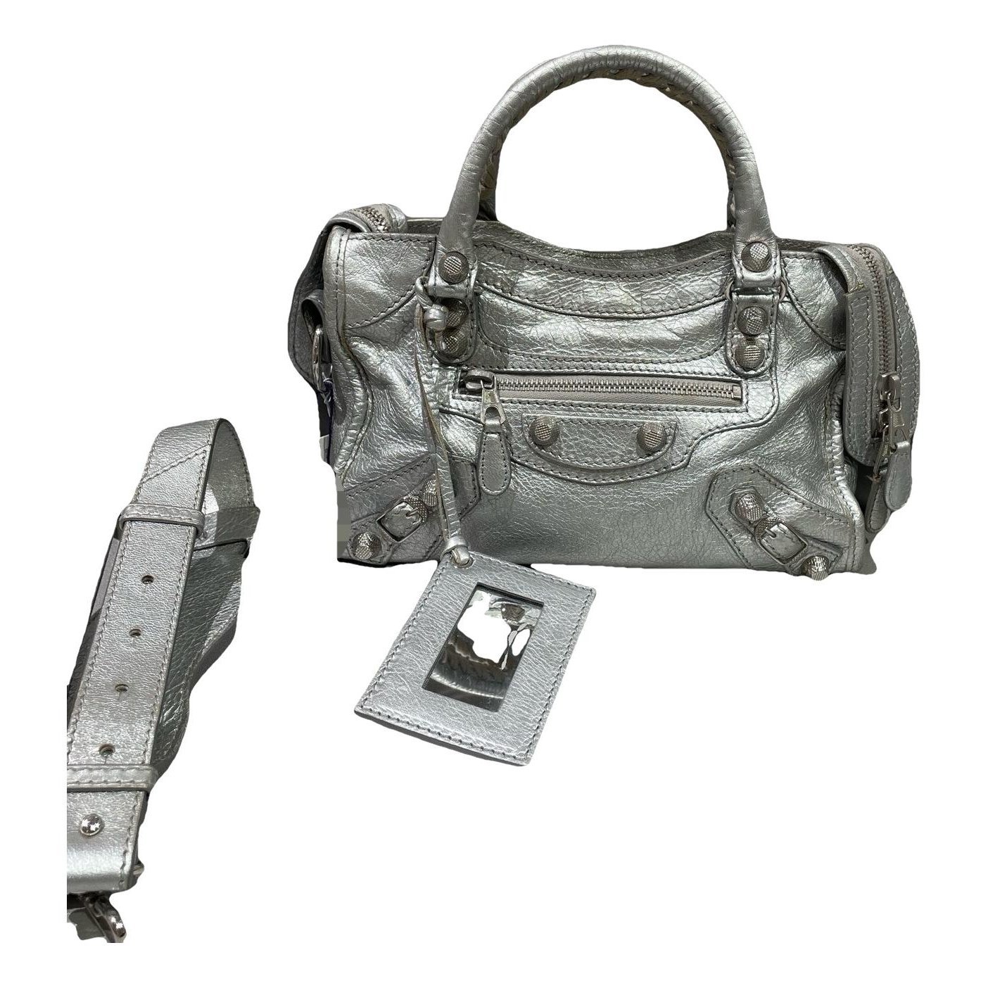 City leather bag