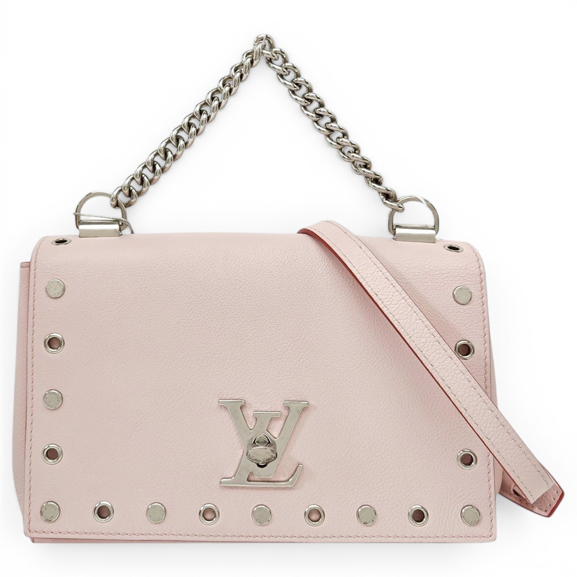 Lockme leather handbag