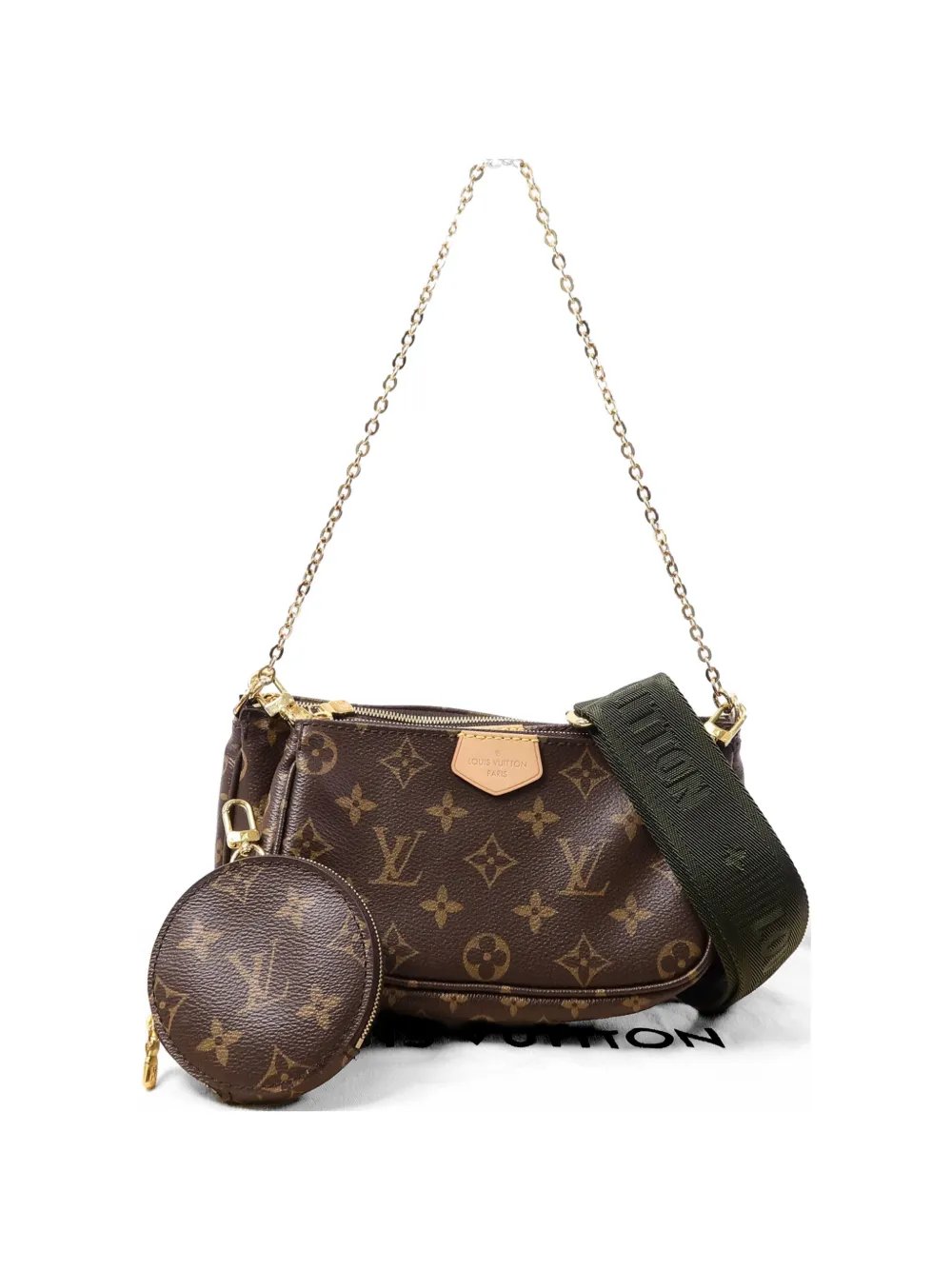 Multi Pochette Monogram-pattern shoulder bag