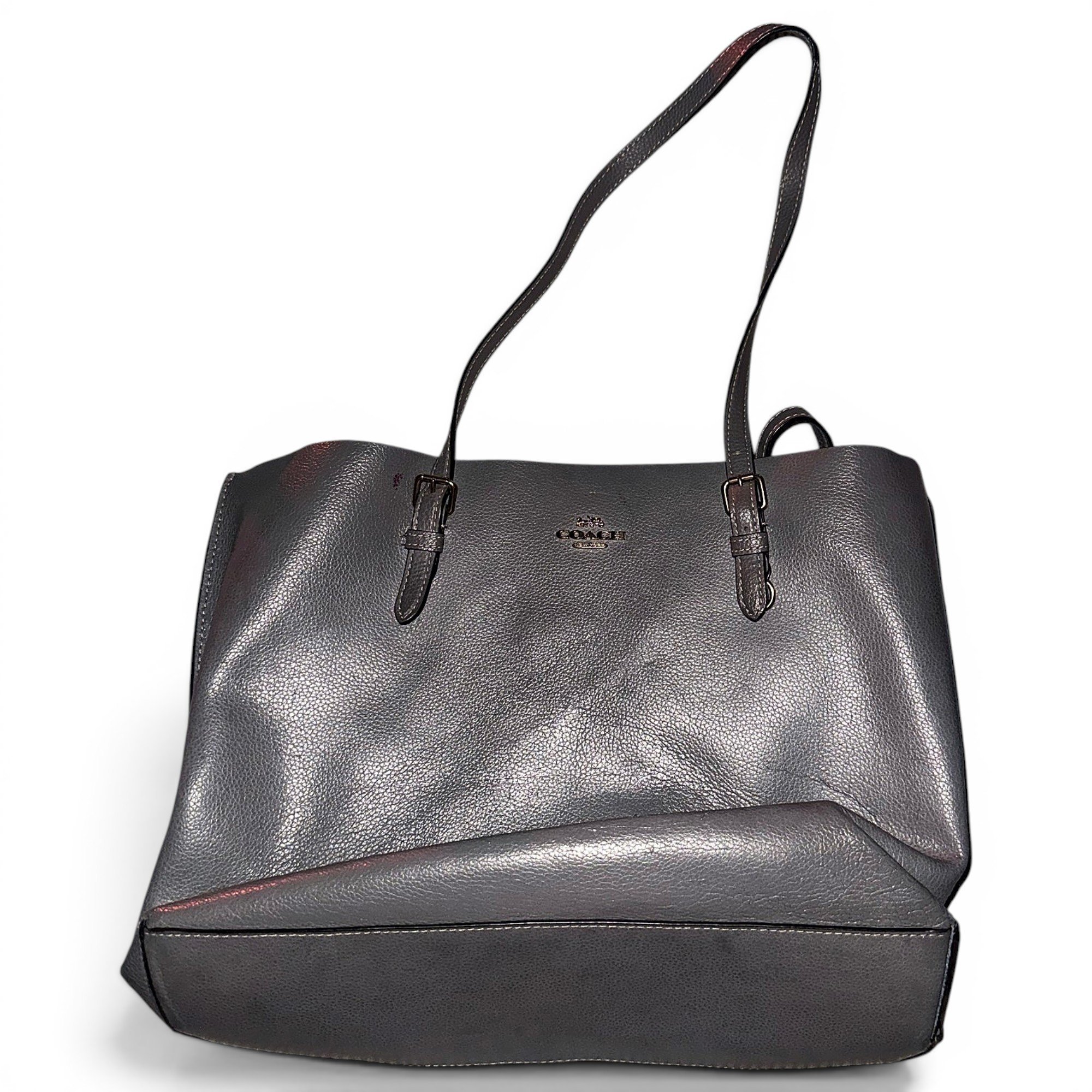 CITY ZIP TOTE leather tote
