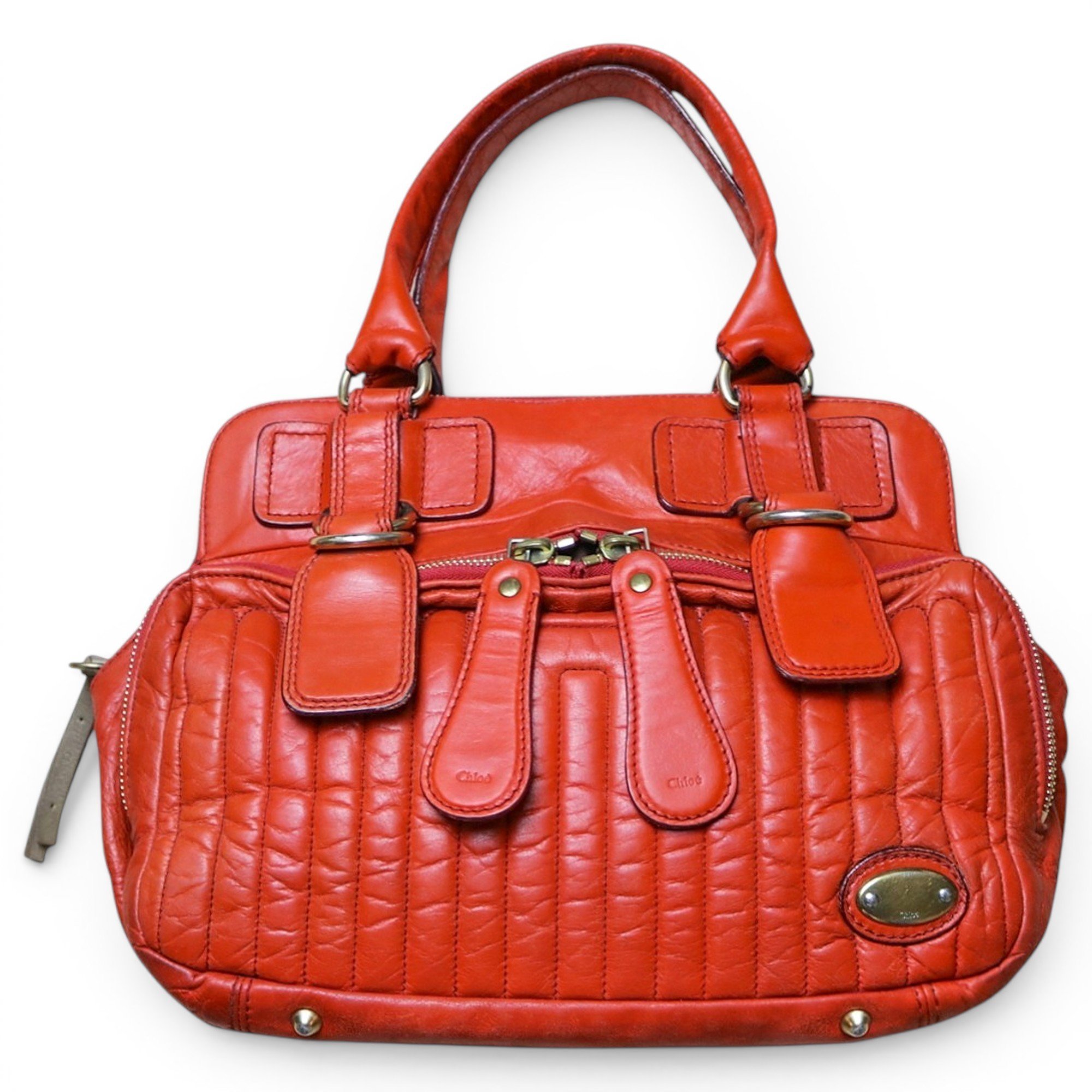 Bay leather handbag