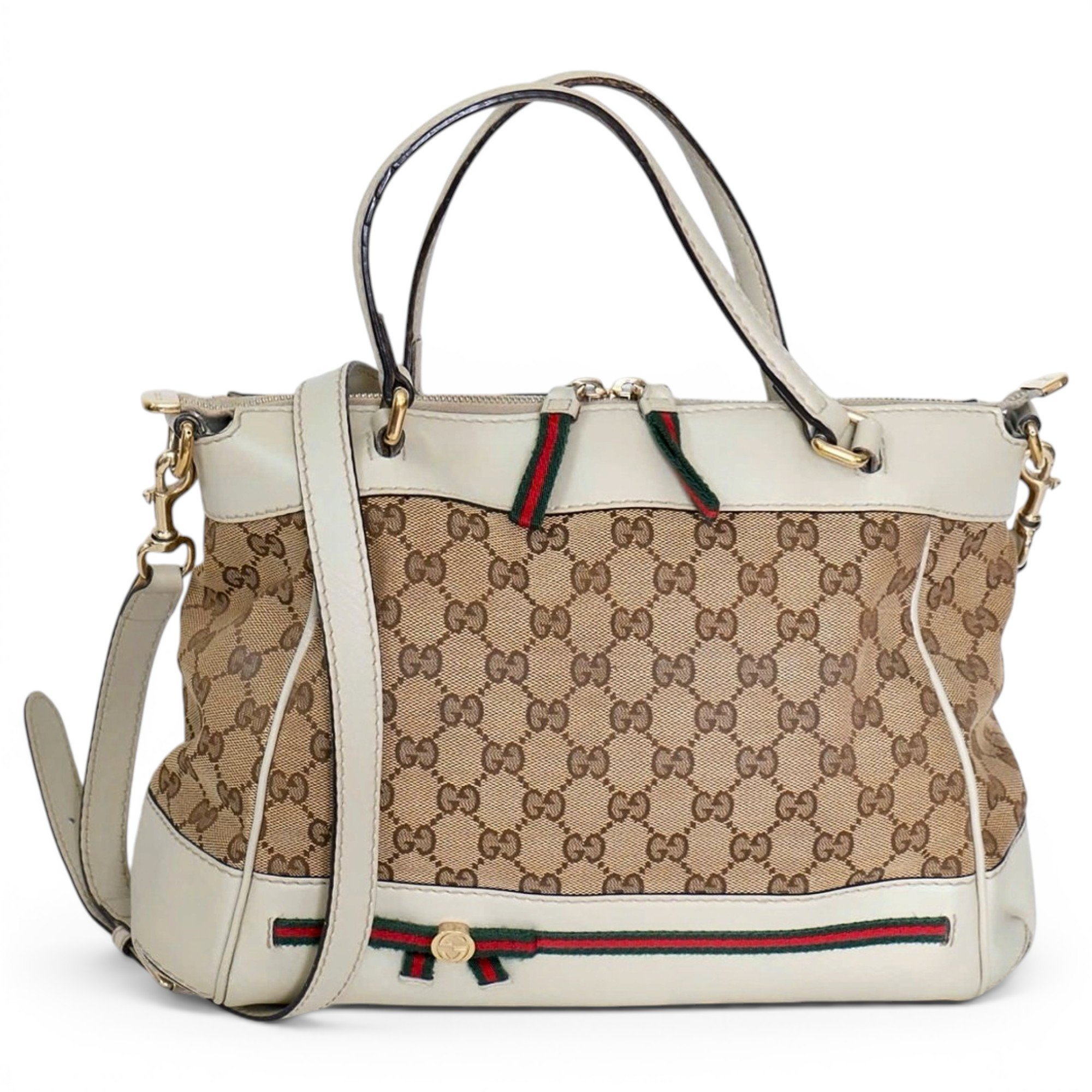 Ophidia leather handbag