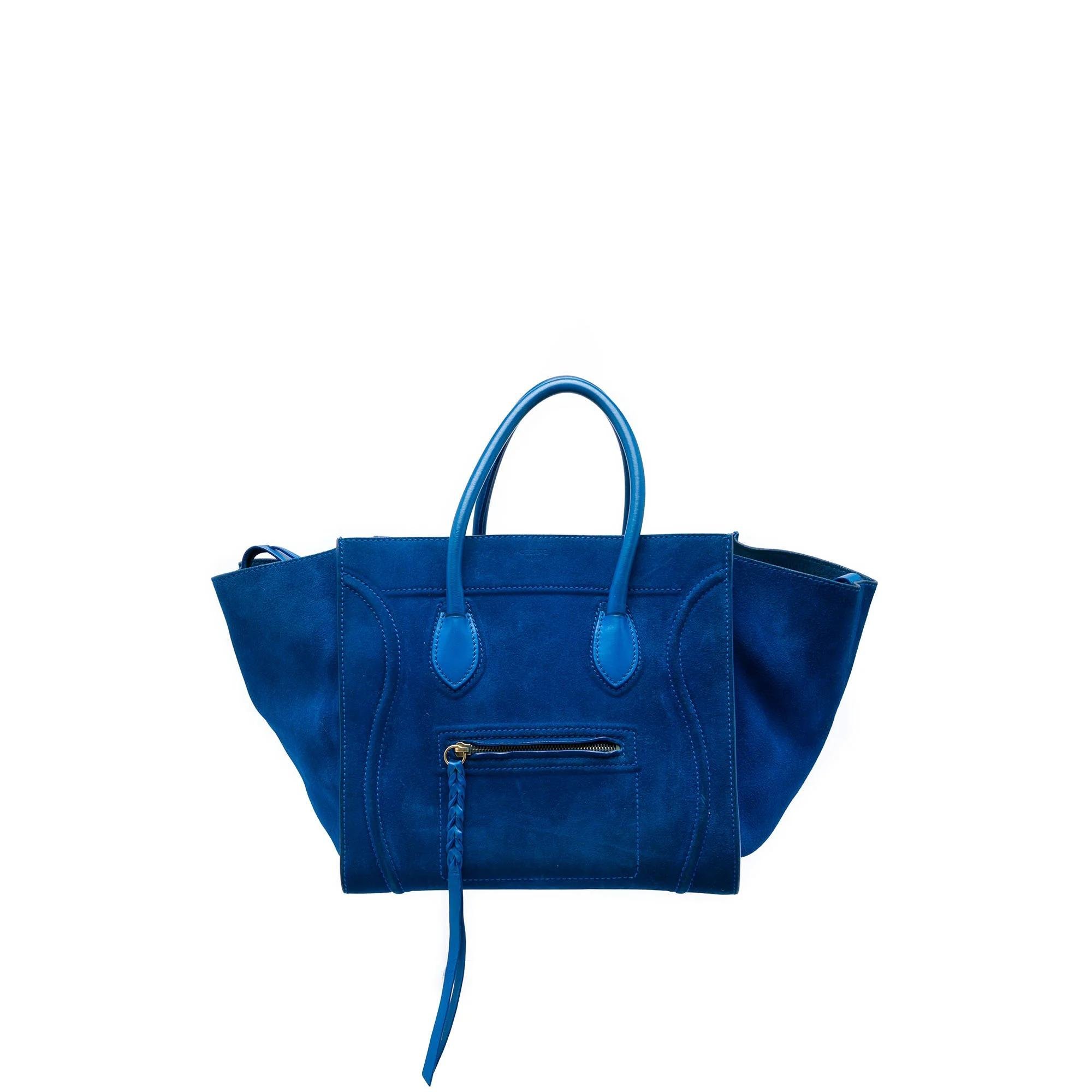 Luggage pony-style calfskin handbag