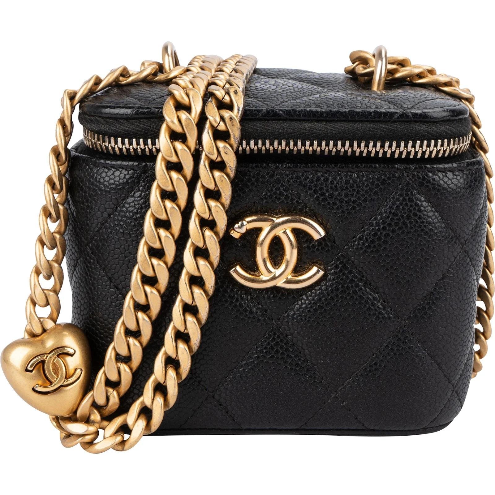 Vanity leather crossbody bag