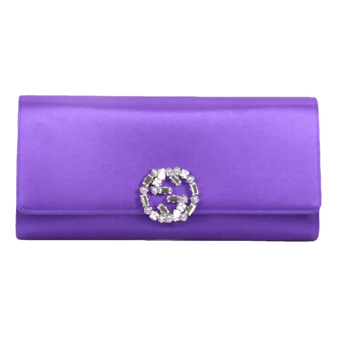 Silk clutch bag