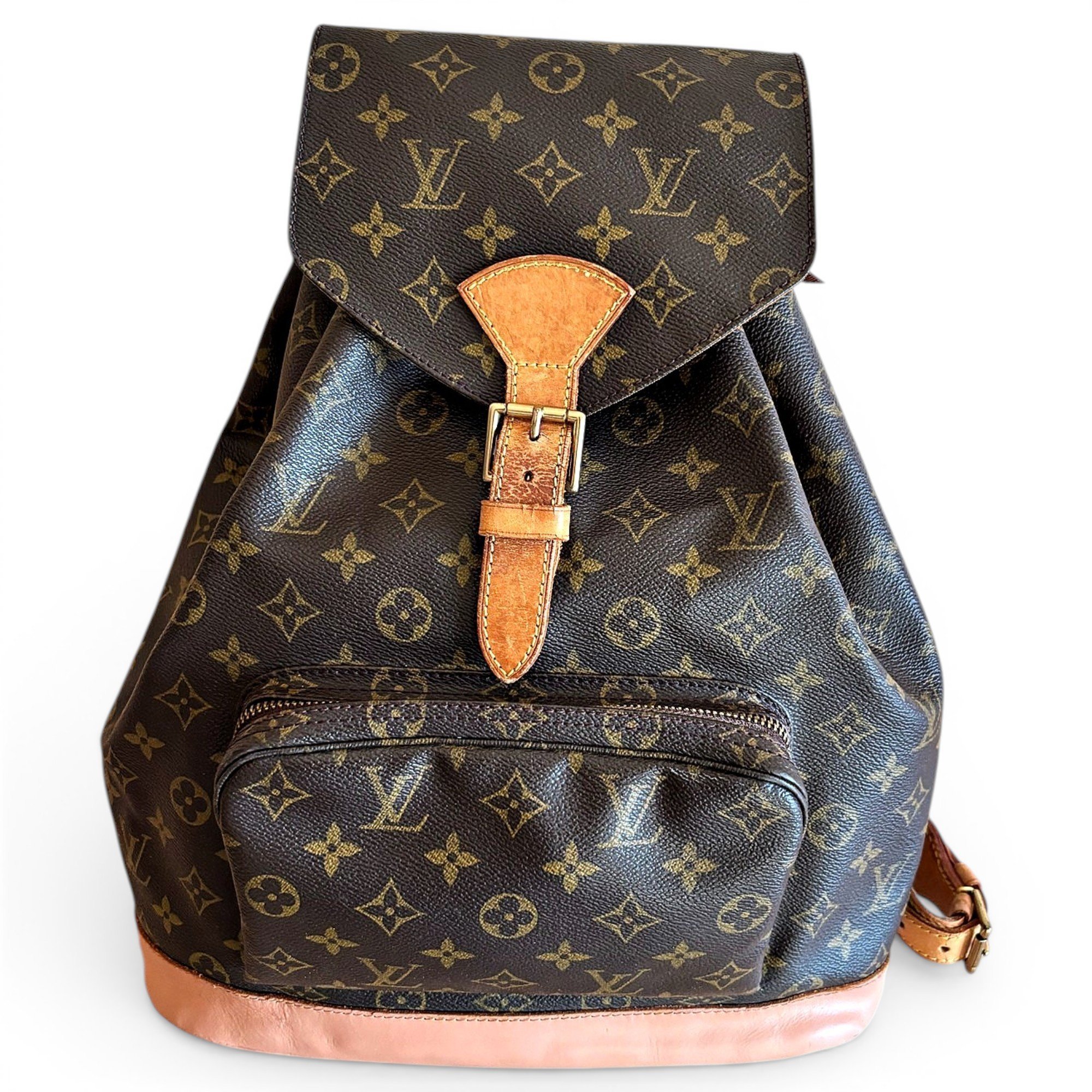 Louis Vuitton Montsouris Vintage leather backpack