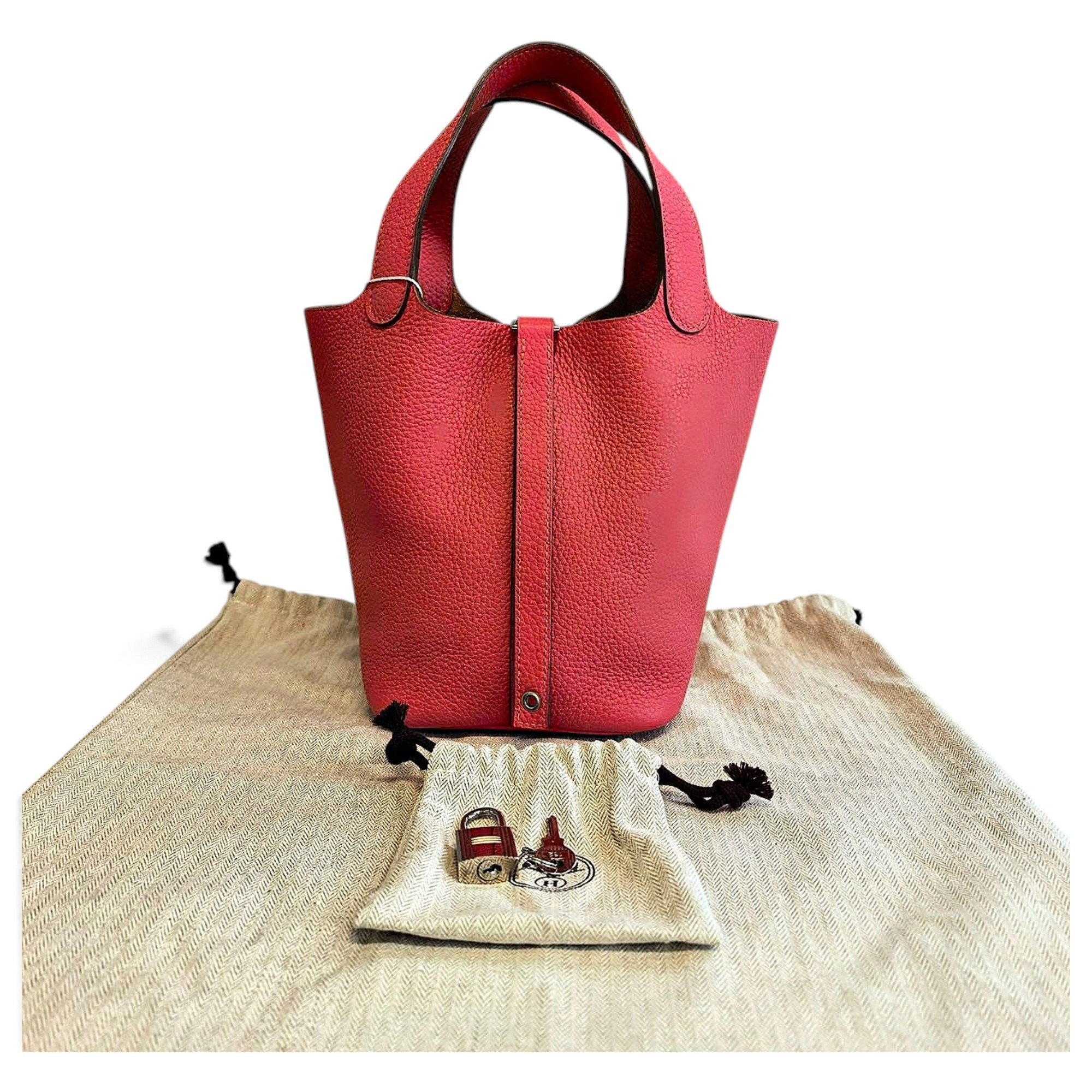Leather backpack