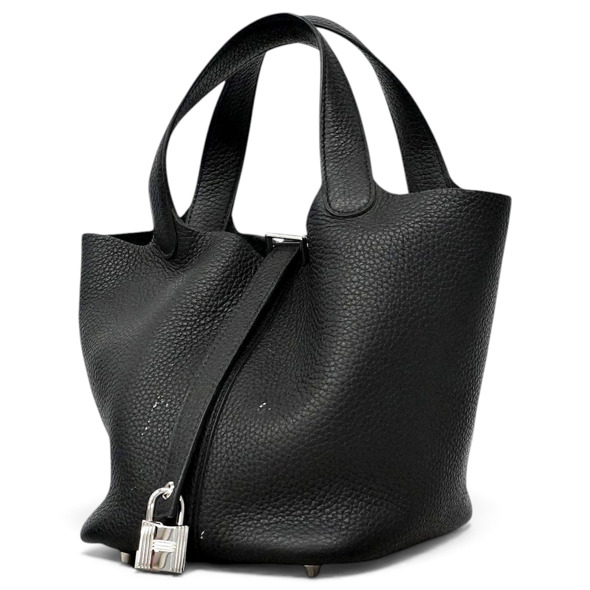 Picotin leather handbag