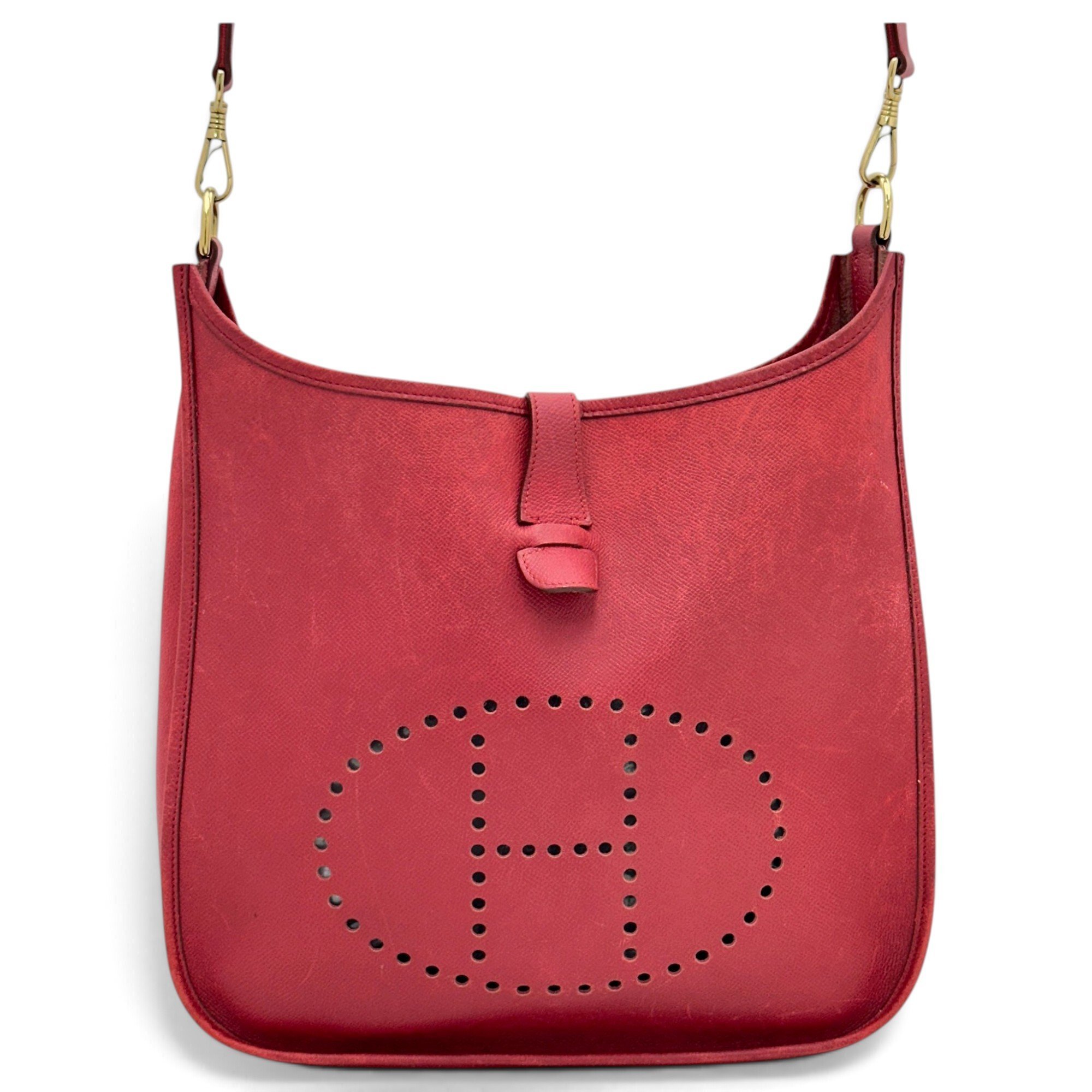 Evelyne leather handbag