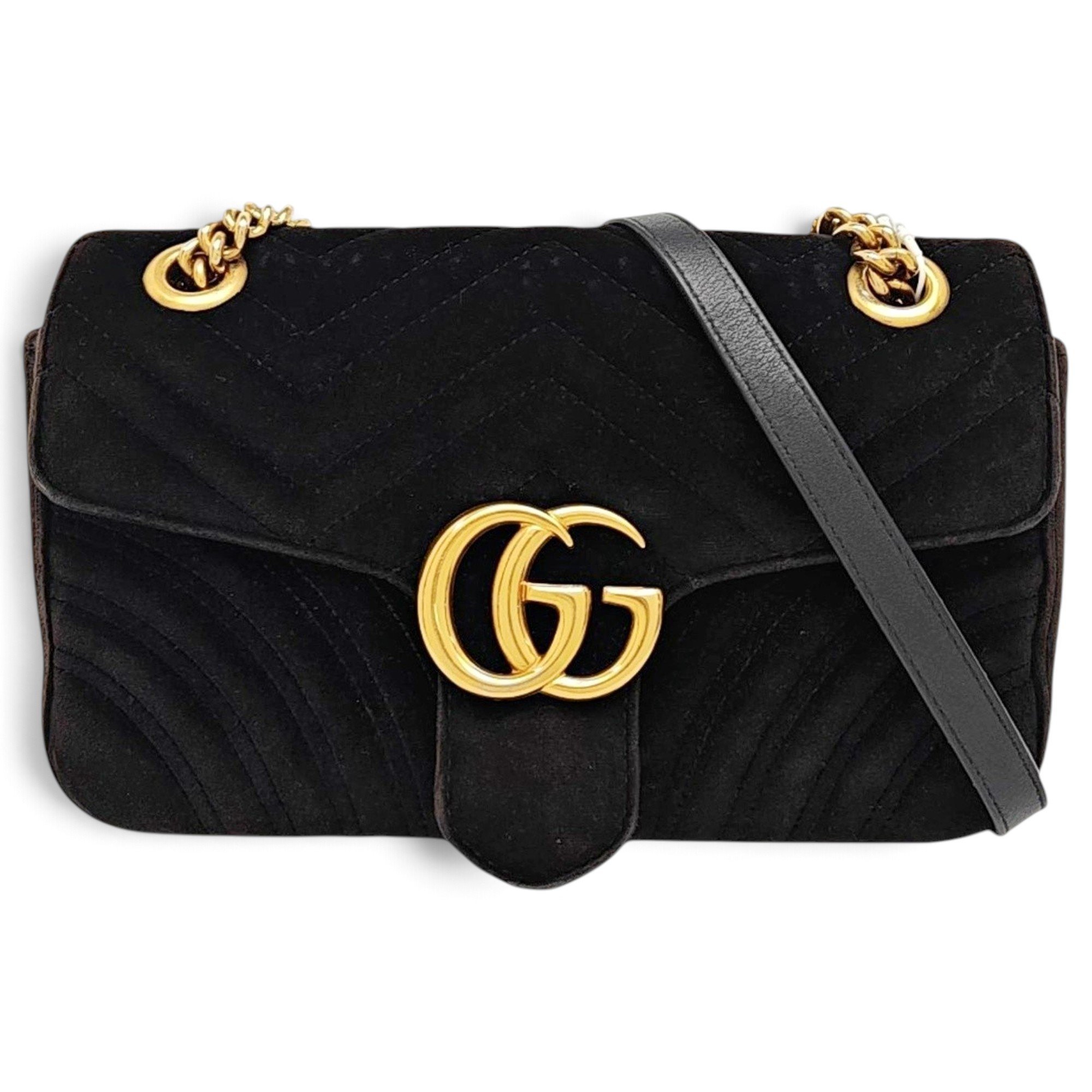 GG Marmont velvet handbag