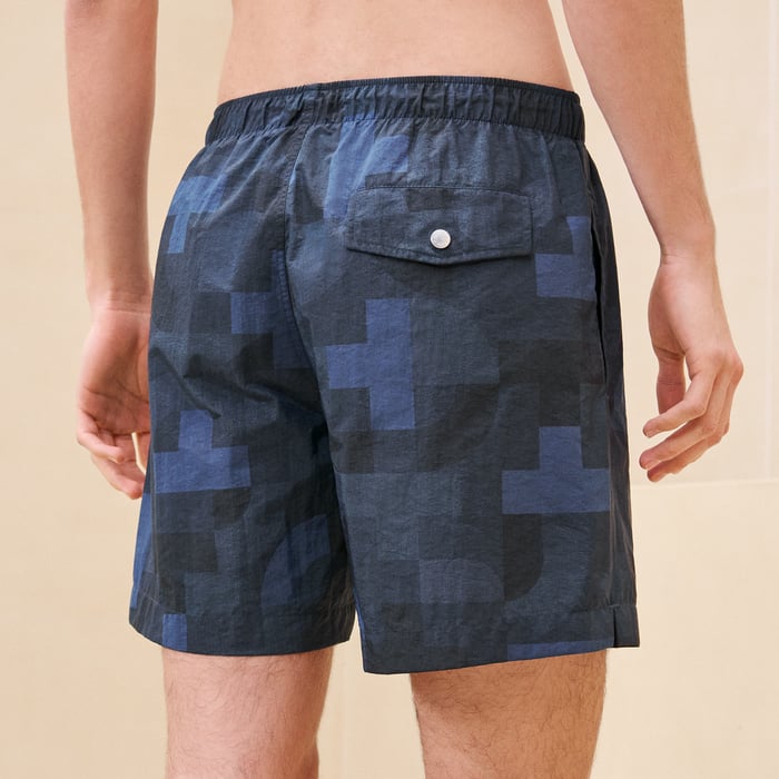 Marine "Maillons Puzzle" Swim Trunks