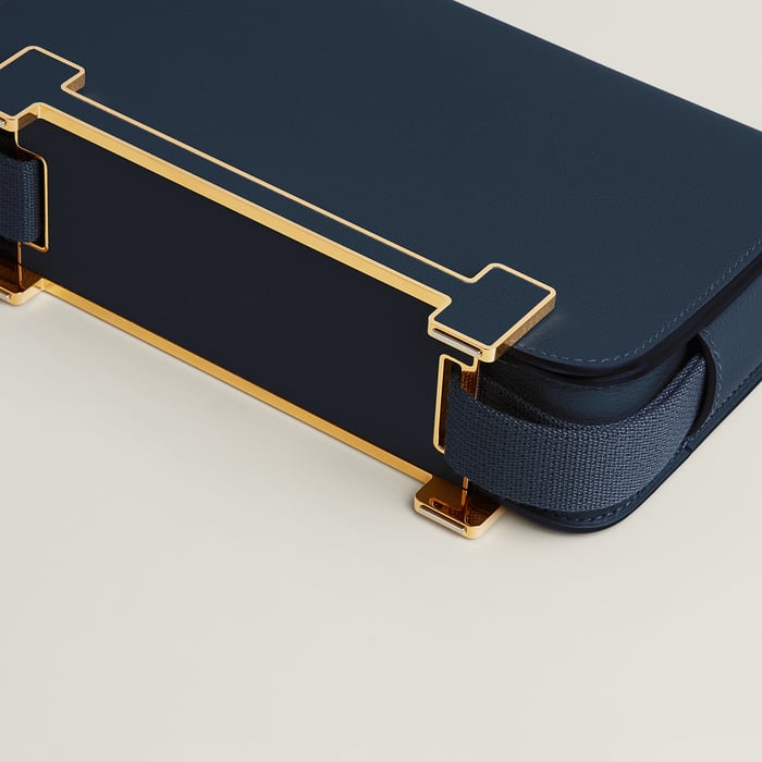 Bleu Abysse Hermès Geta Slim Bag