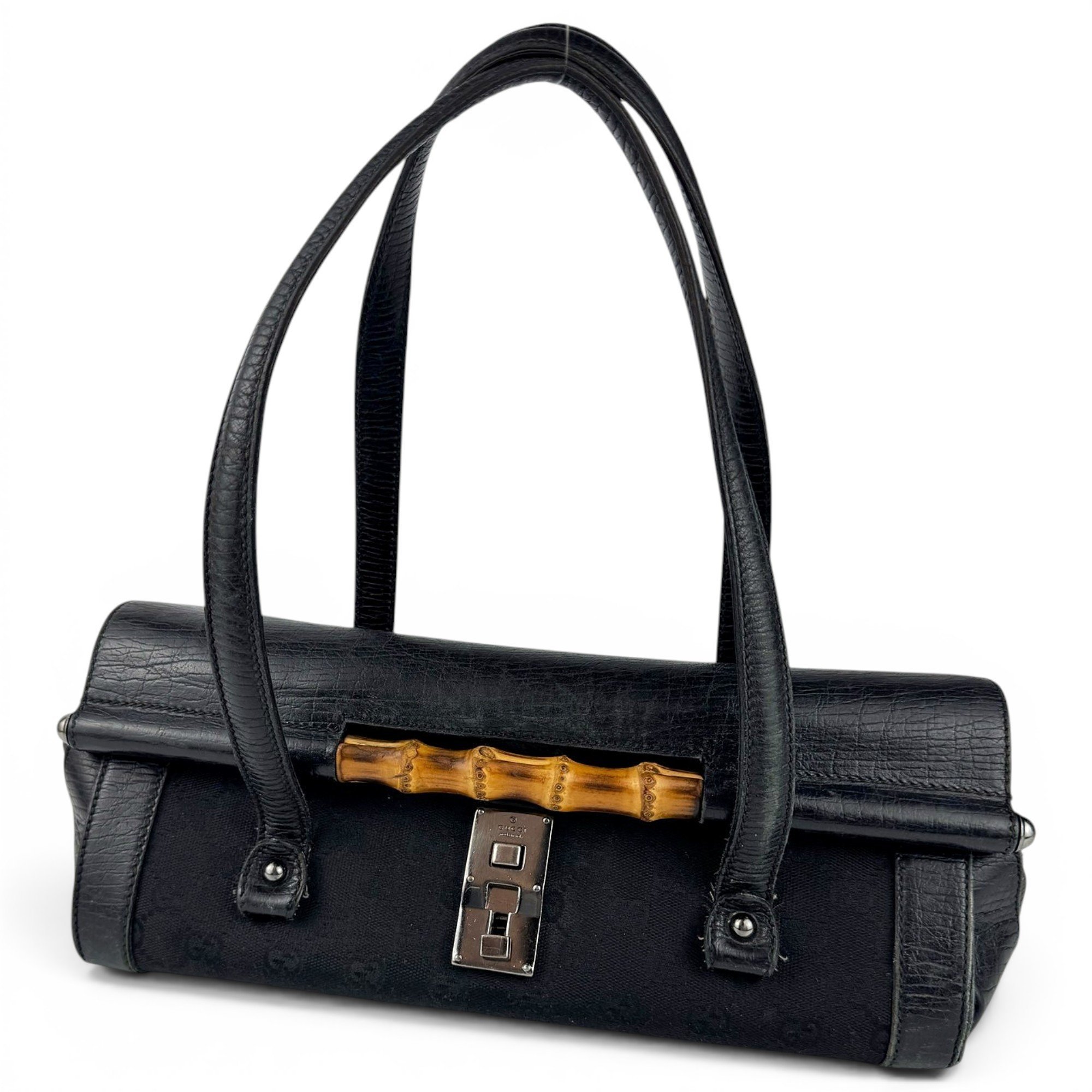Bamboo Bullet leather handbag