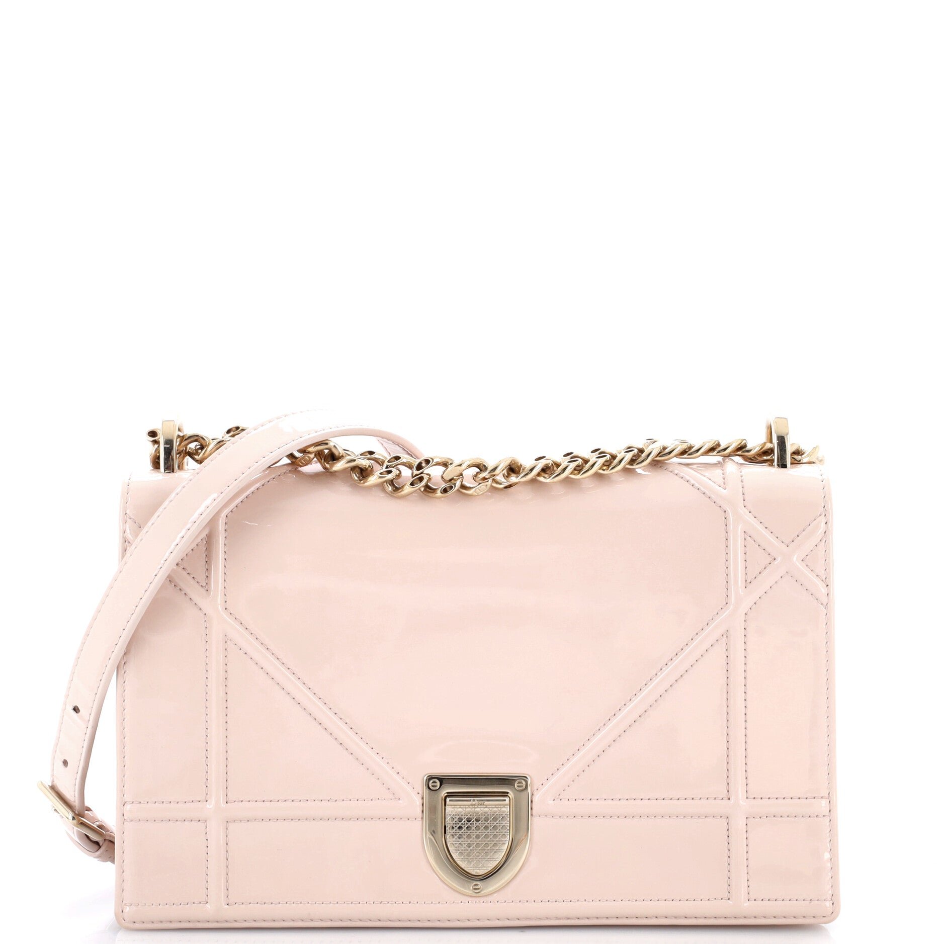 Diorama Flap Bag Patent Medium