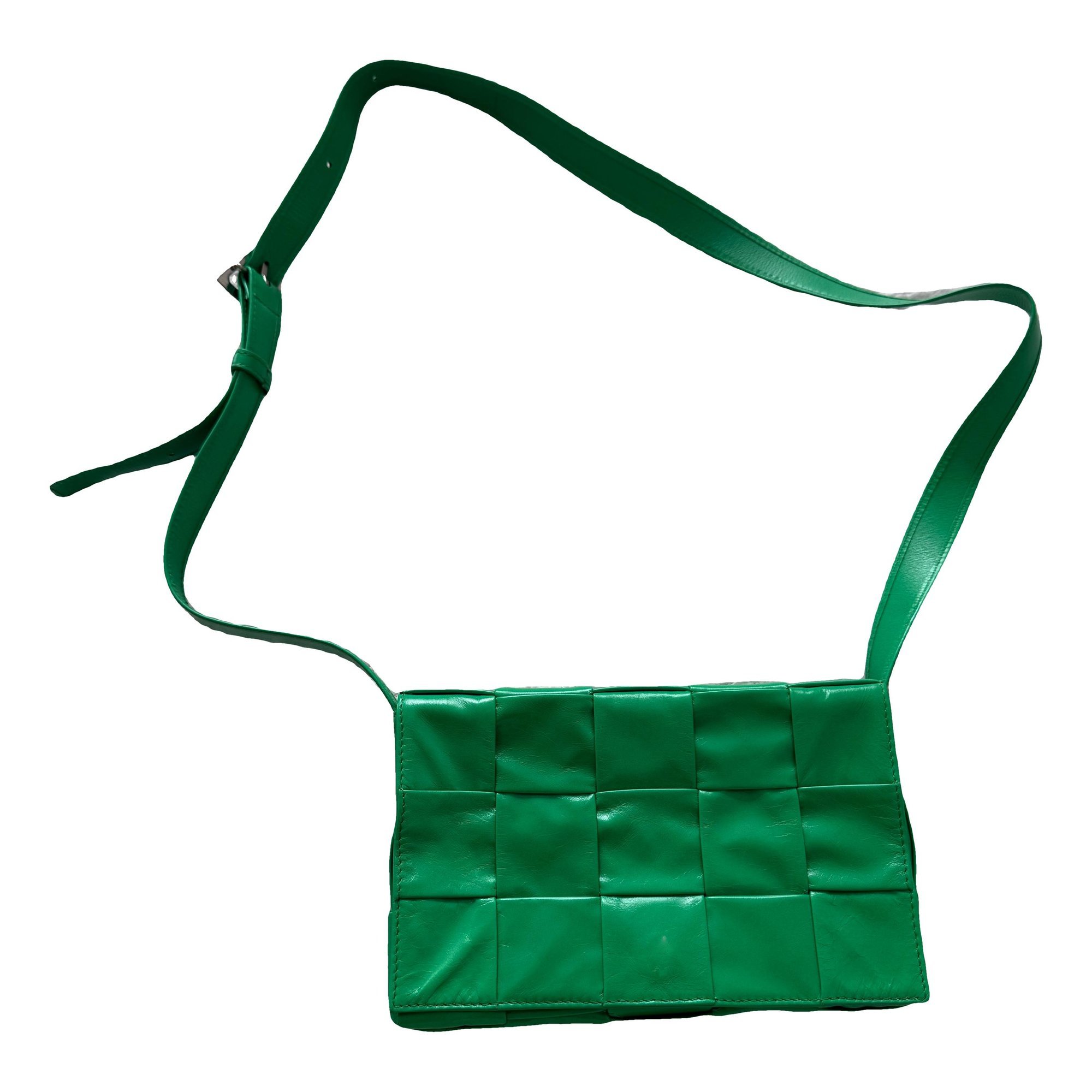 Cassette leather handbag