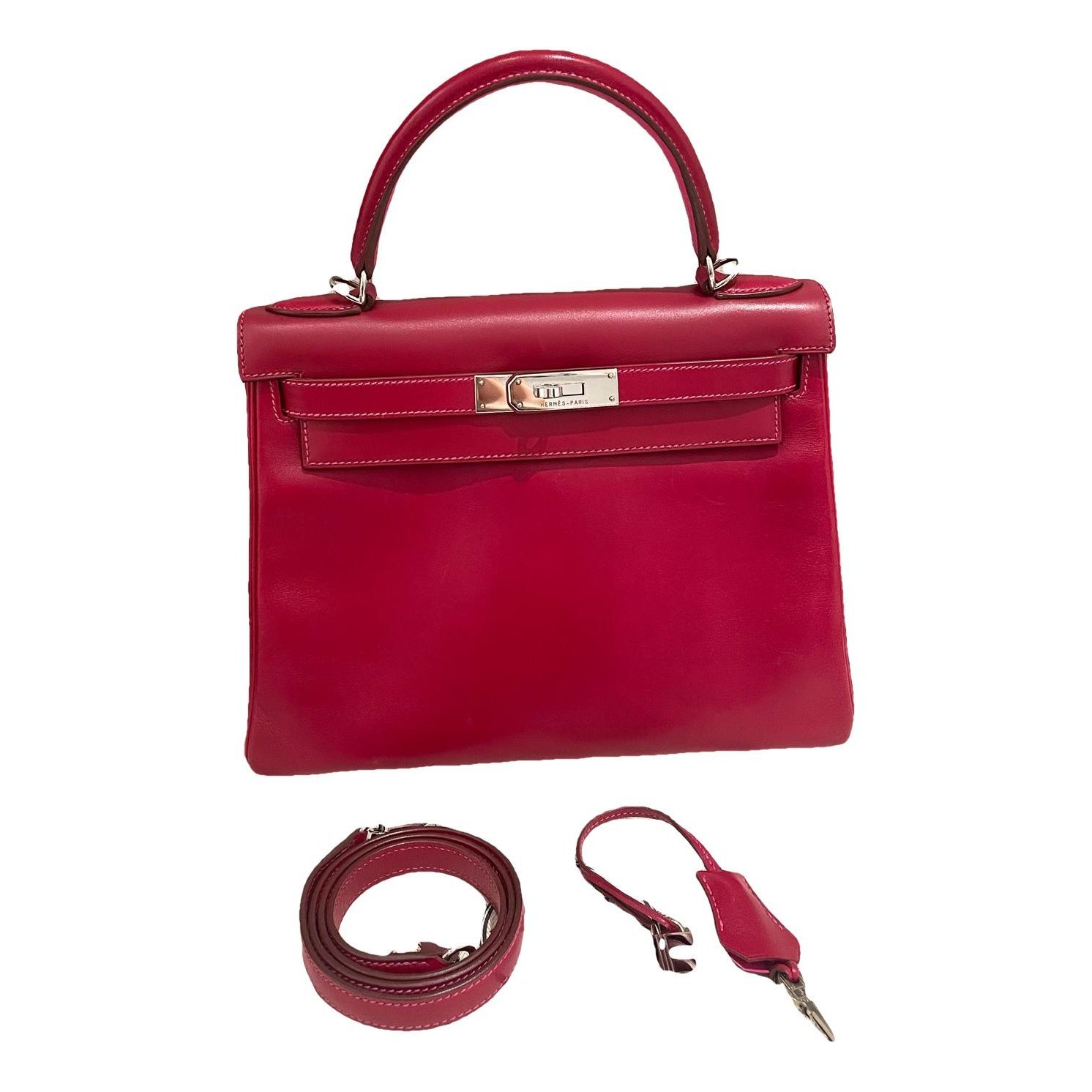 Kelly 28 leather handbag