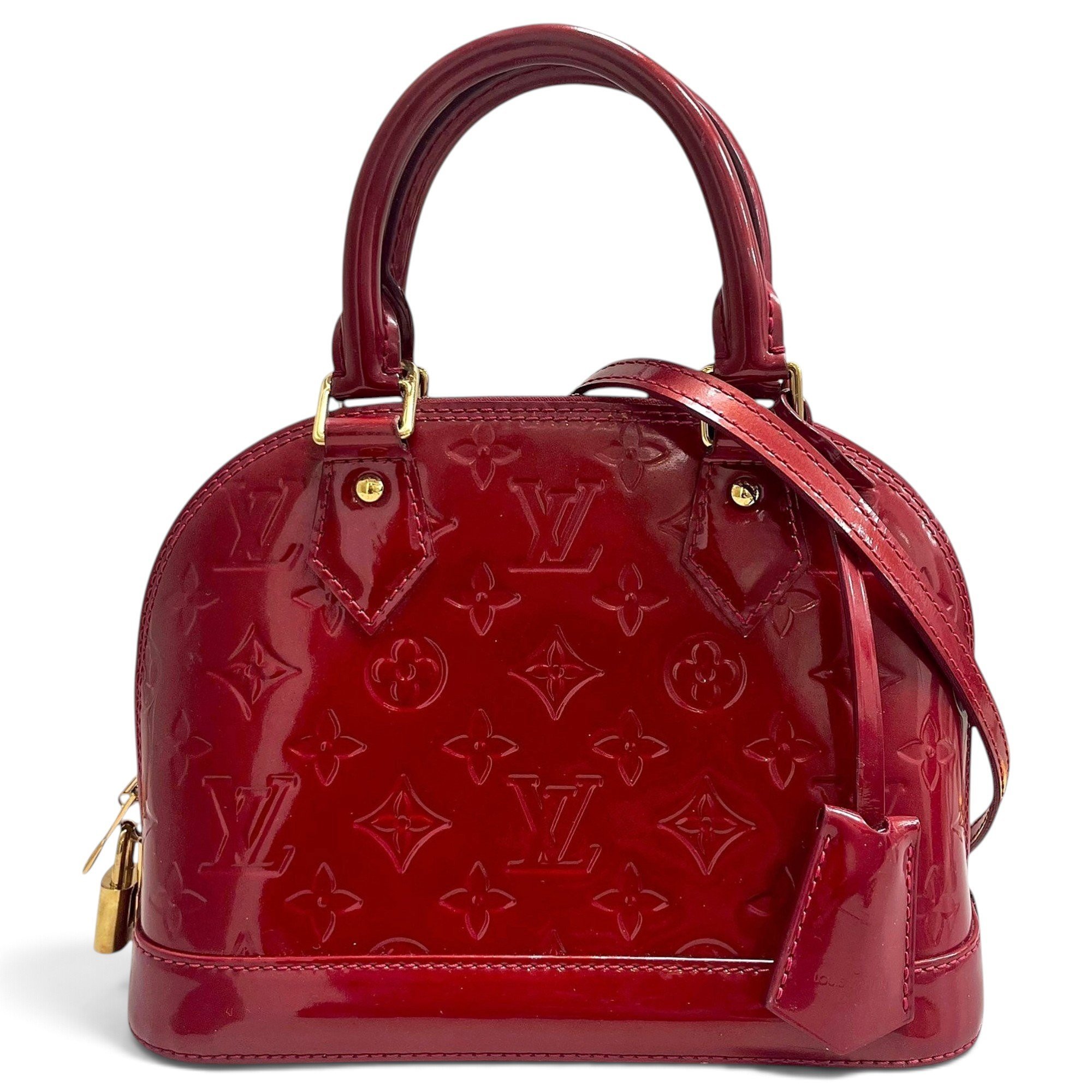 Alma BB patent leather handbag