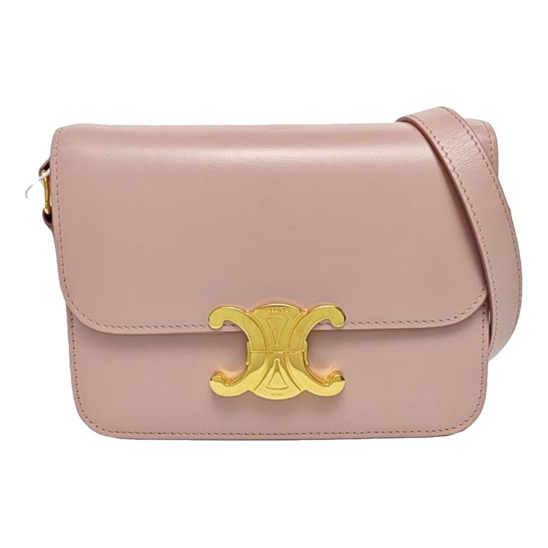 Triomphe leather handbag
