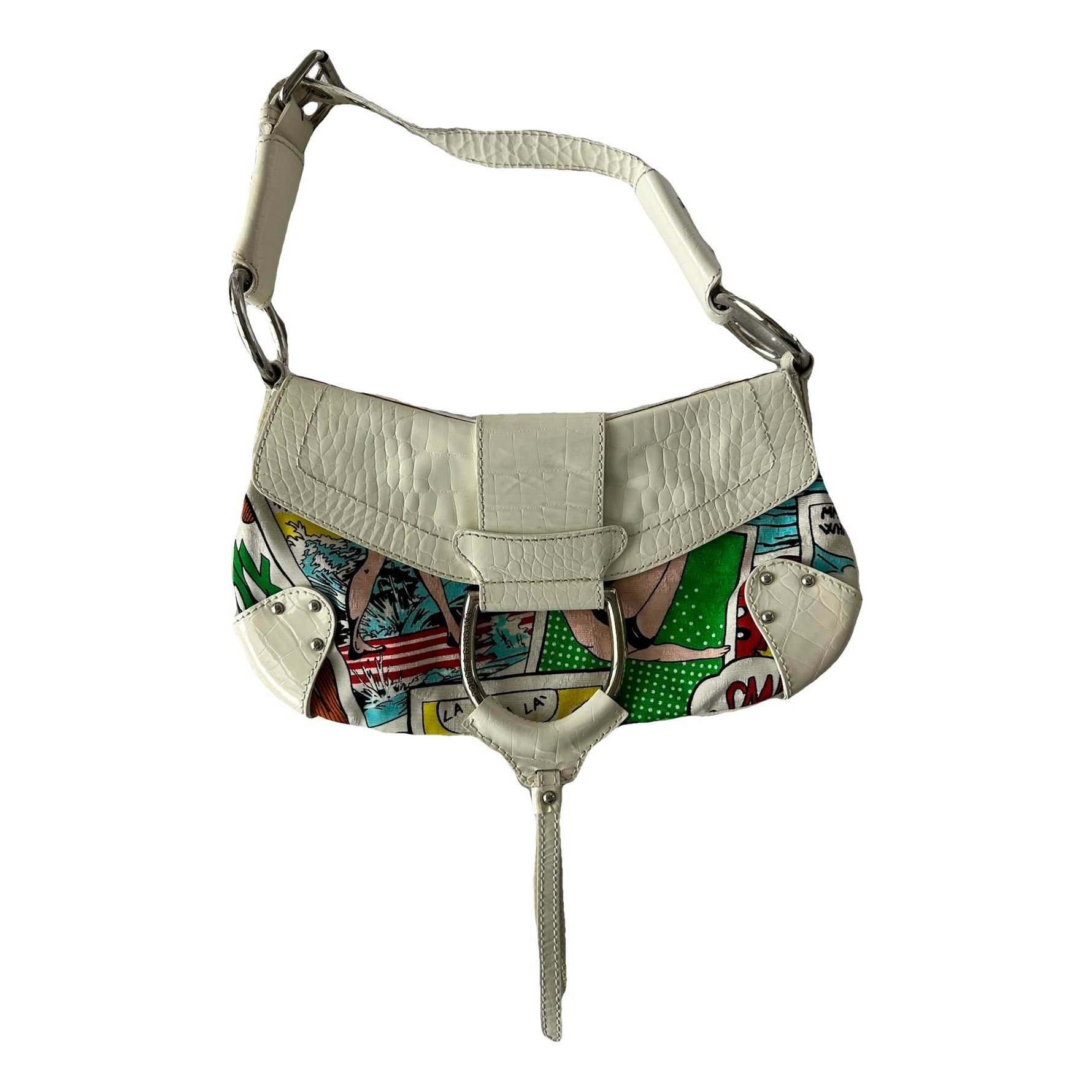 Patent leather handbag