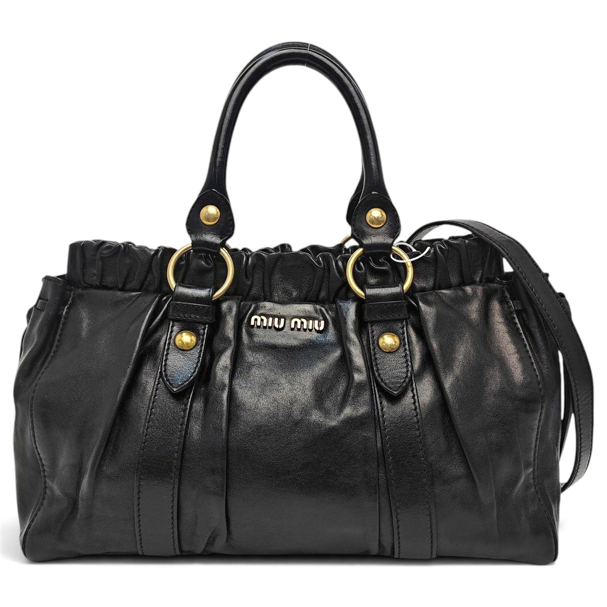 Leather handbag