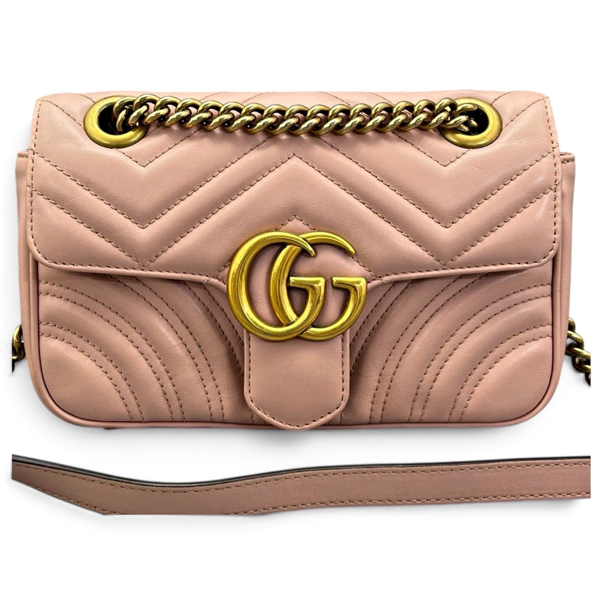 GG Marmont Flap leather handbag