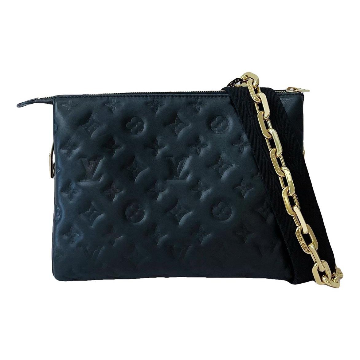 Coussin leather handbag
