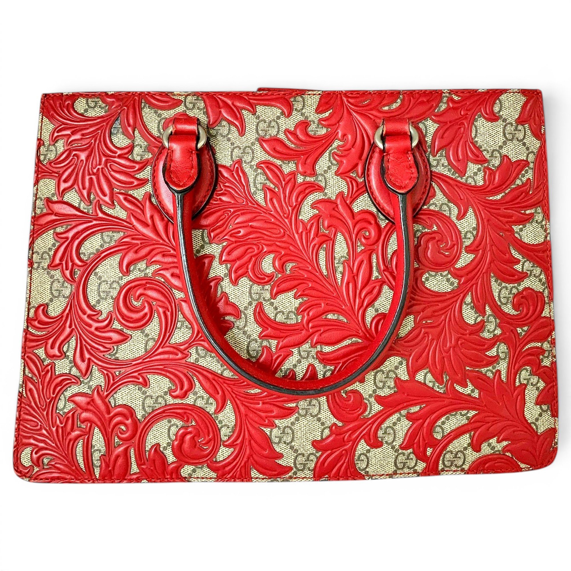 Leather tote