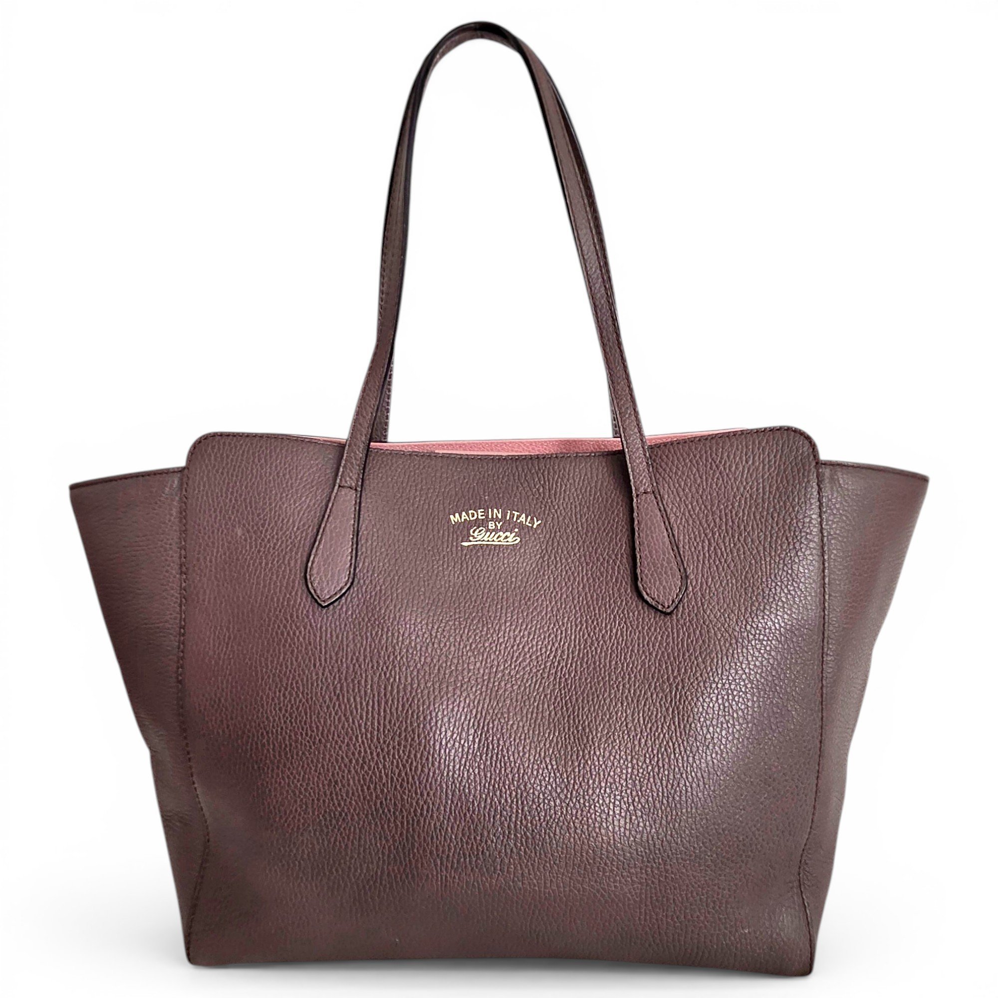 Swing leather tote