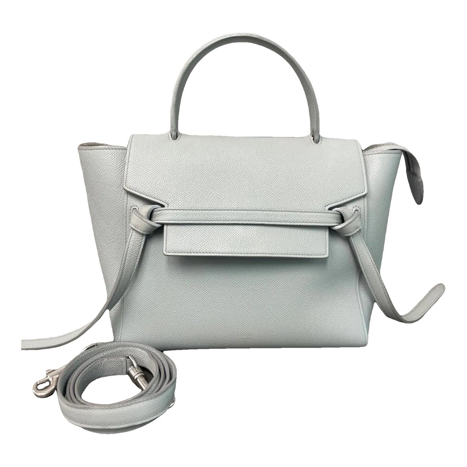 Belt leather handbag