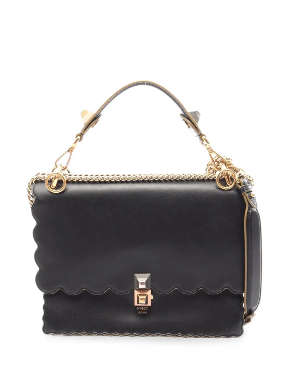 2000s medium Kan I scalloped shoulder bag