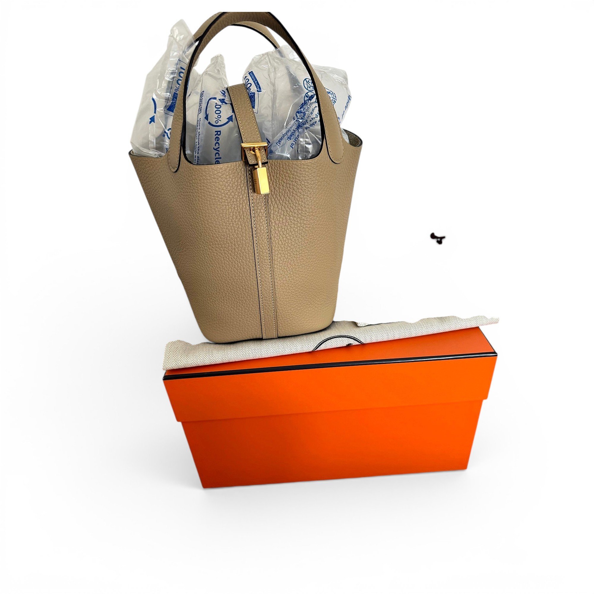 Picotin leather handbag