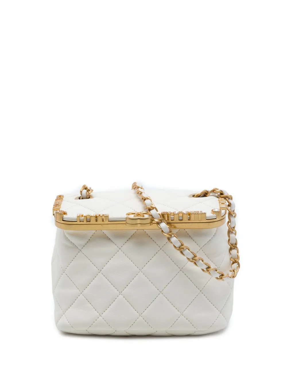 2021-2026 Mini Quilted Lambskin Paris Monaco Kiss Lock Vanity Bag crossbody bag