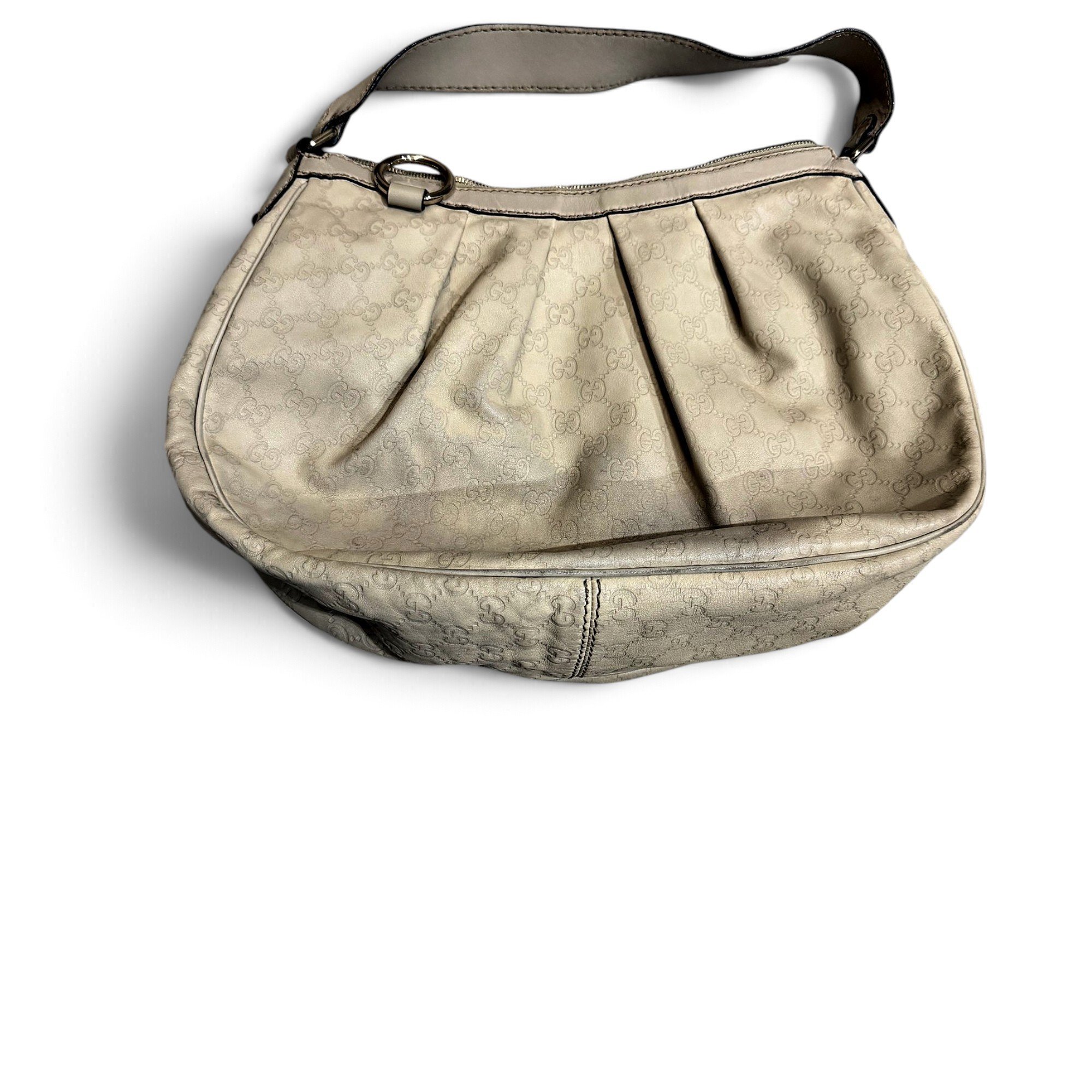 Hobo leather handbag
