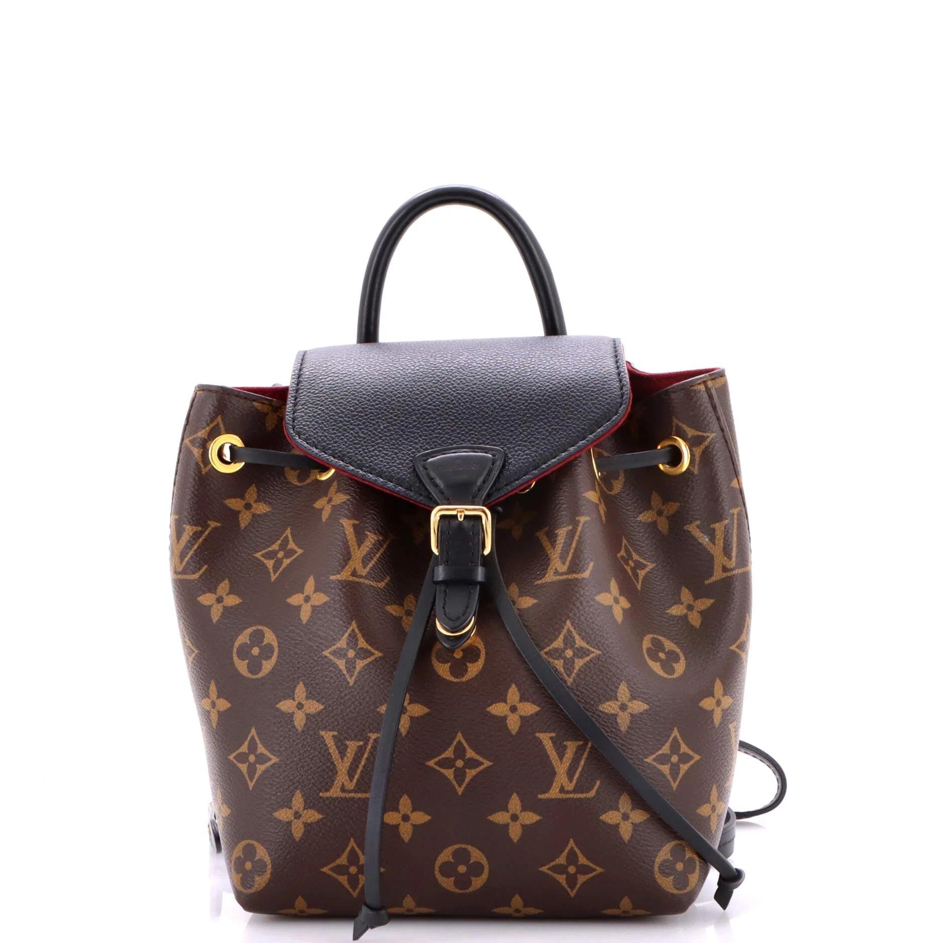 Leather backpack