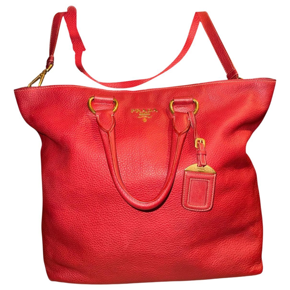 Leather tote